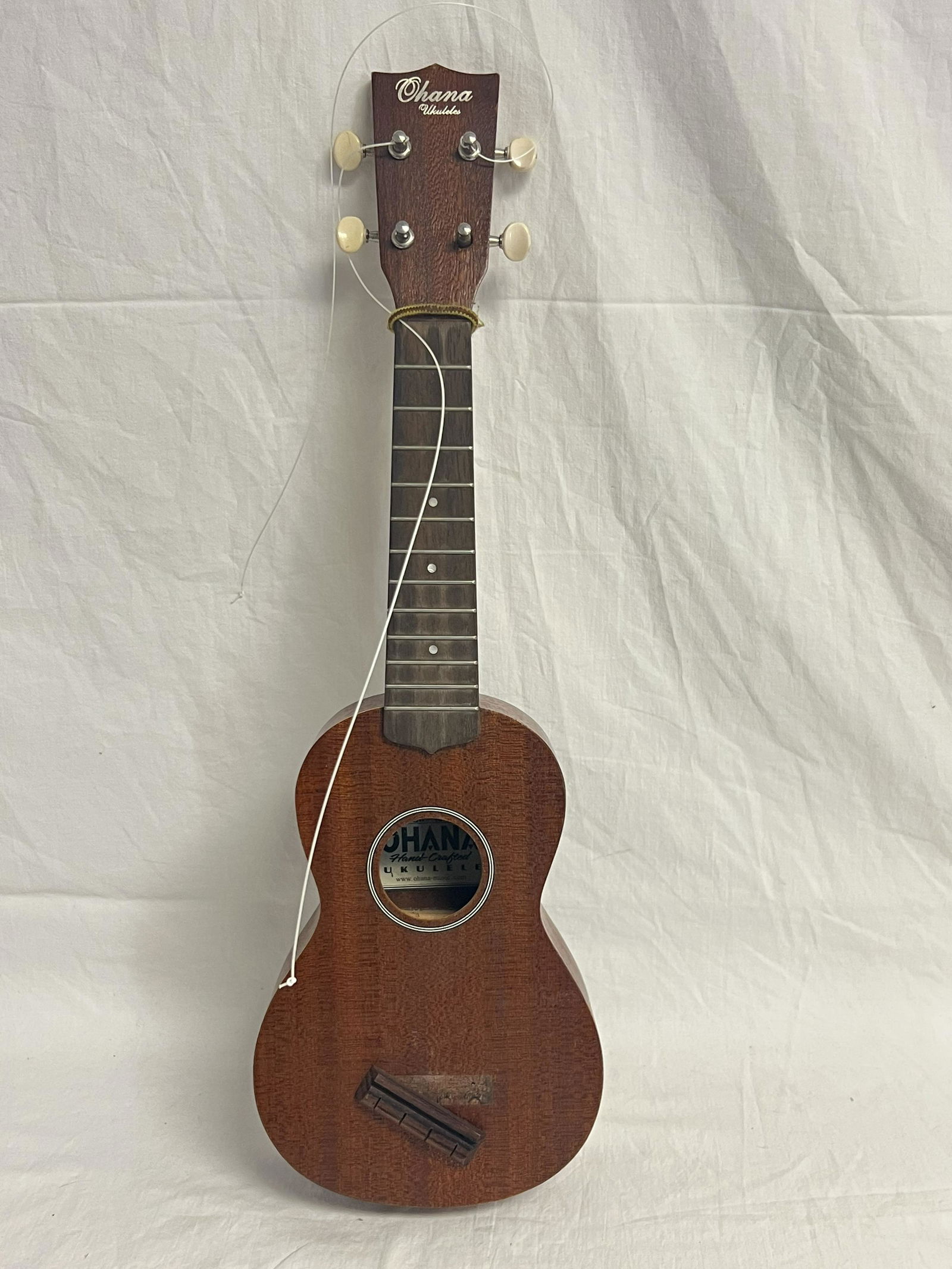 Ohana HandCrafted Ukulele SK-10  (Needs Bridge Work + Restringing) (1 of 8)