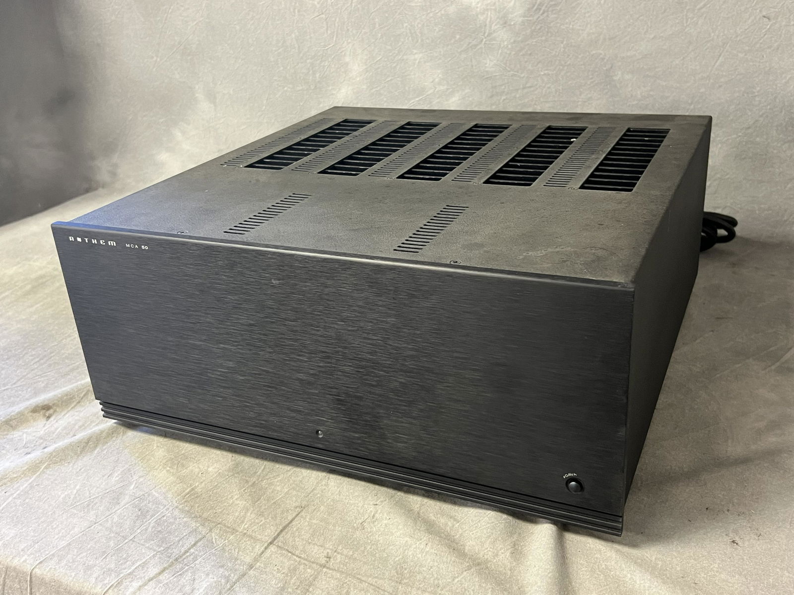 Anthem MCA 50 Amplifier - POWERS UP, UnTested - Cracked Left Speaker Negative Terminal (See Photos) (1 of 8)