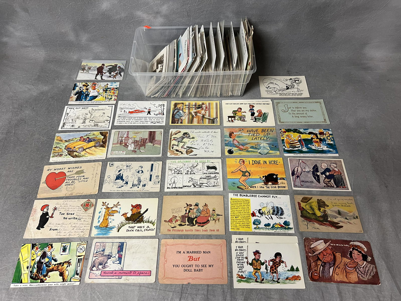 100s of Asst Antique / Vintage Postcards - Humorous, Animals, Birthday, Holiday & More - Mix of (1 of 13)