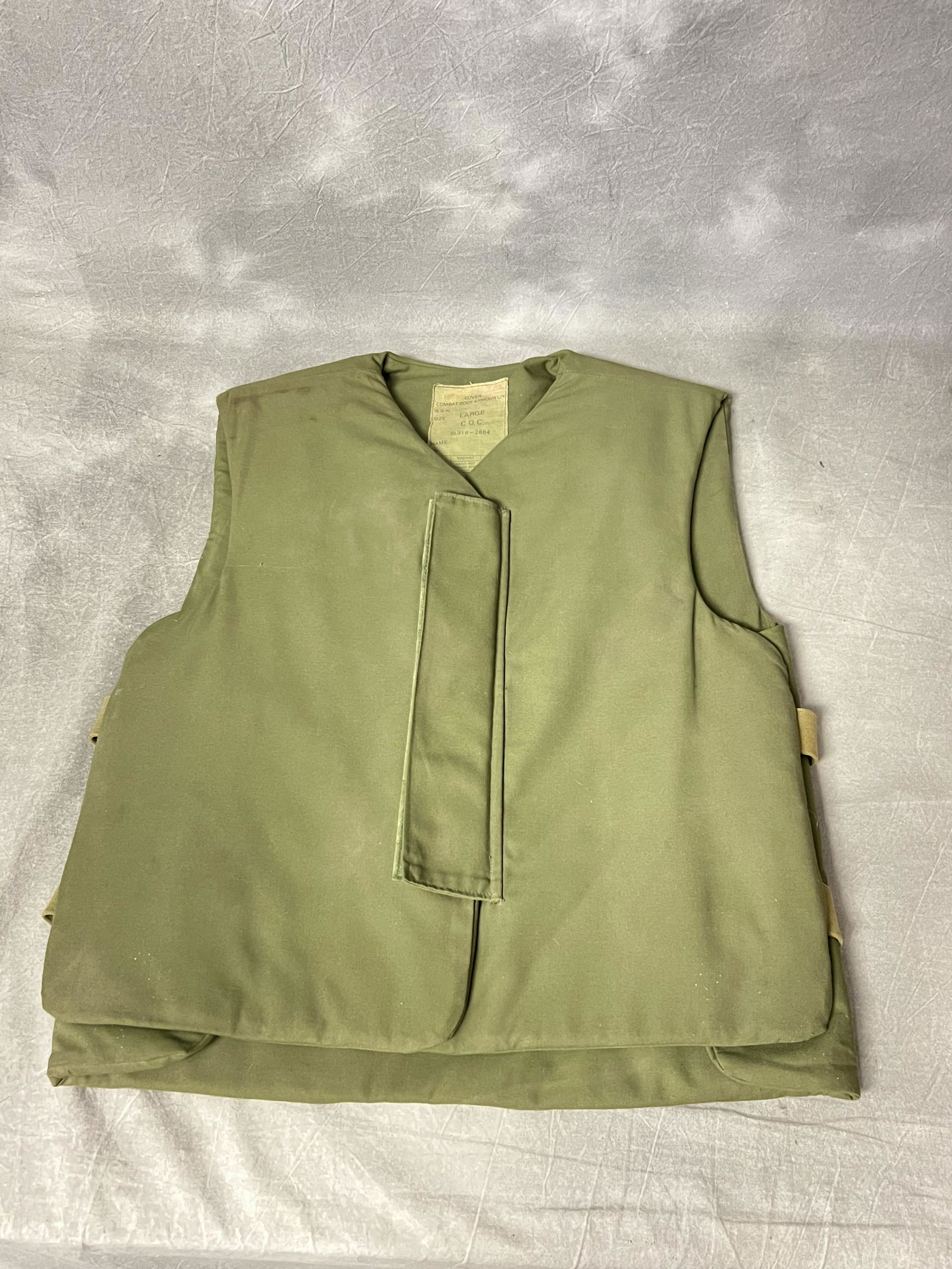 Vtg US Military Combat Body Armor - Sz L , CQC SL31B-2884 (1 of 4)