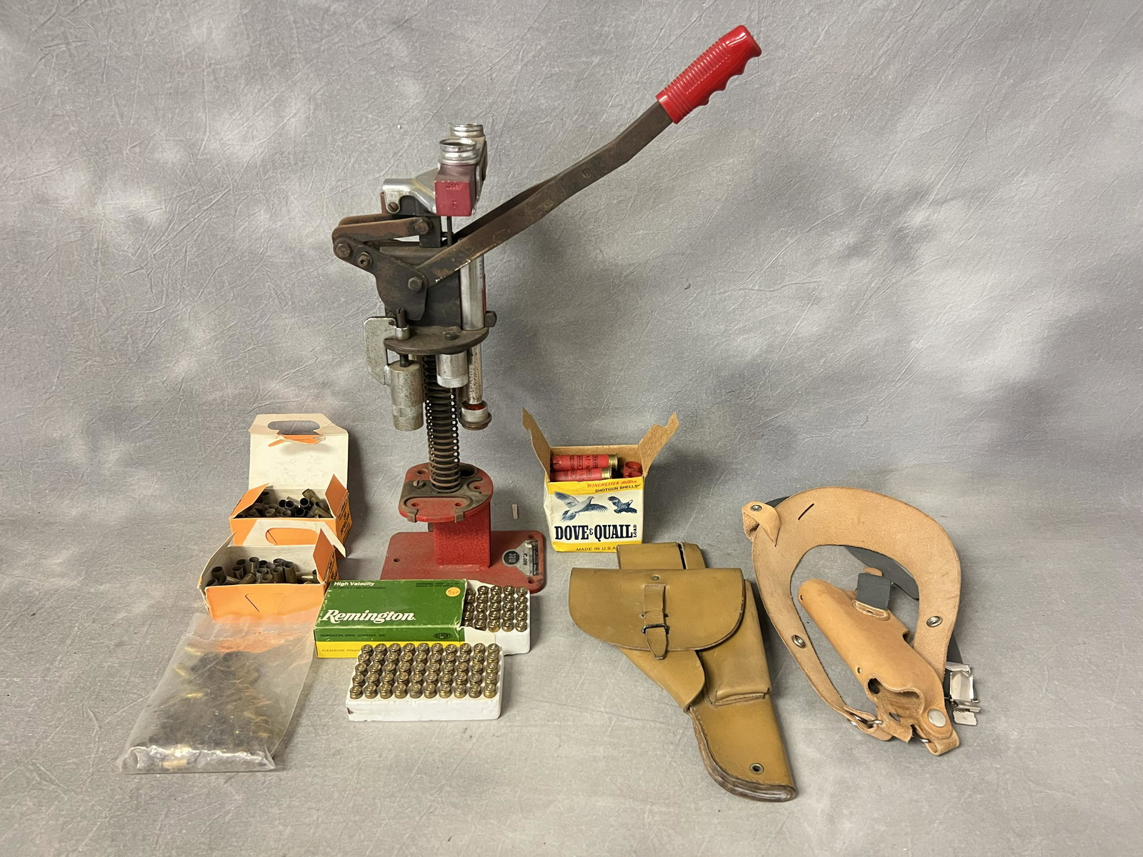 MEC 600Jr. Reloader, Holsters, More - Reloading Shells, (2)Holsters (1 of 11)