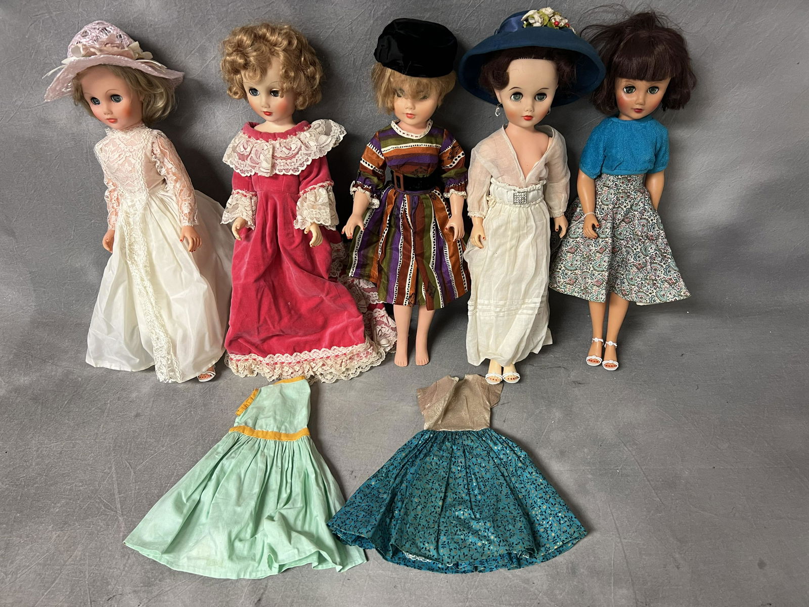 (5)Asst 1950s Fashion Dolls - (4)18'' + (1)19'' T , Various Makers (1 of 6)
