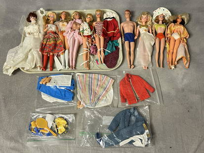 (10)1960s Barbies,1963 Alan, 1964 Midge - (5)Twist and Turn 1960s Barbies, Ken Clothes, Alan & Midge: (10)1960s Barbies,1963 Alan, 1964 Midge - (5)Twist and Turn 1960s Barbies, Ken Clothes, Alan & Midge Doll + More