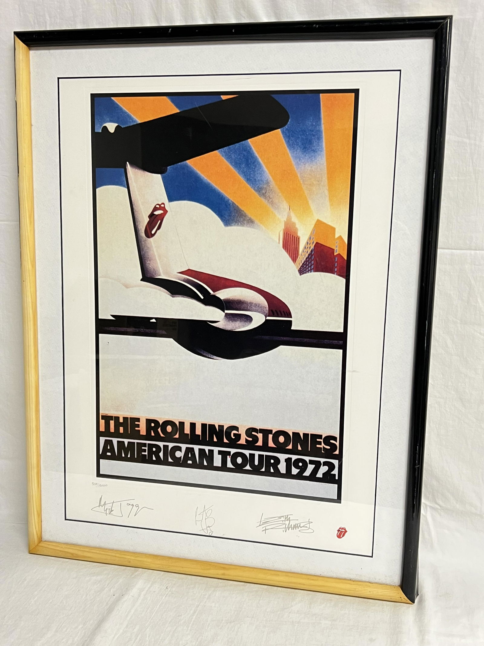 Rolling Stones 1972 American Tour Ltd. Ed. Litho - Original Limited Edition Lithograph #509 / 5000 (1 of 4)