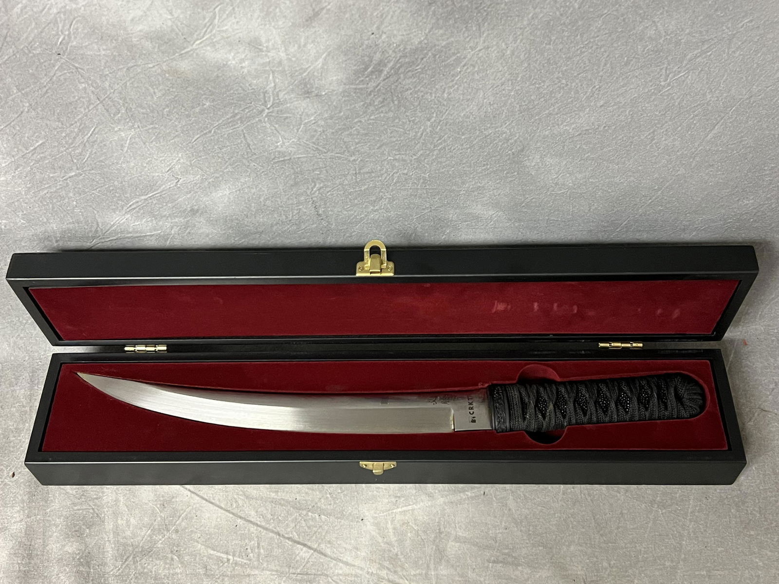 CRKT Hissou 2910 Knife 'Certain Victory' w/ Box - James Williams Design w/ Hard Case - Like New (1 of 6)