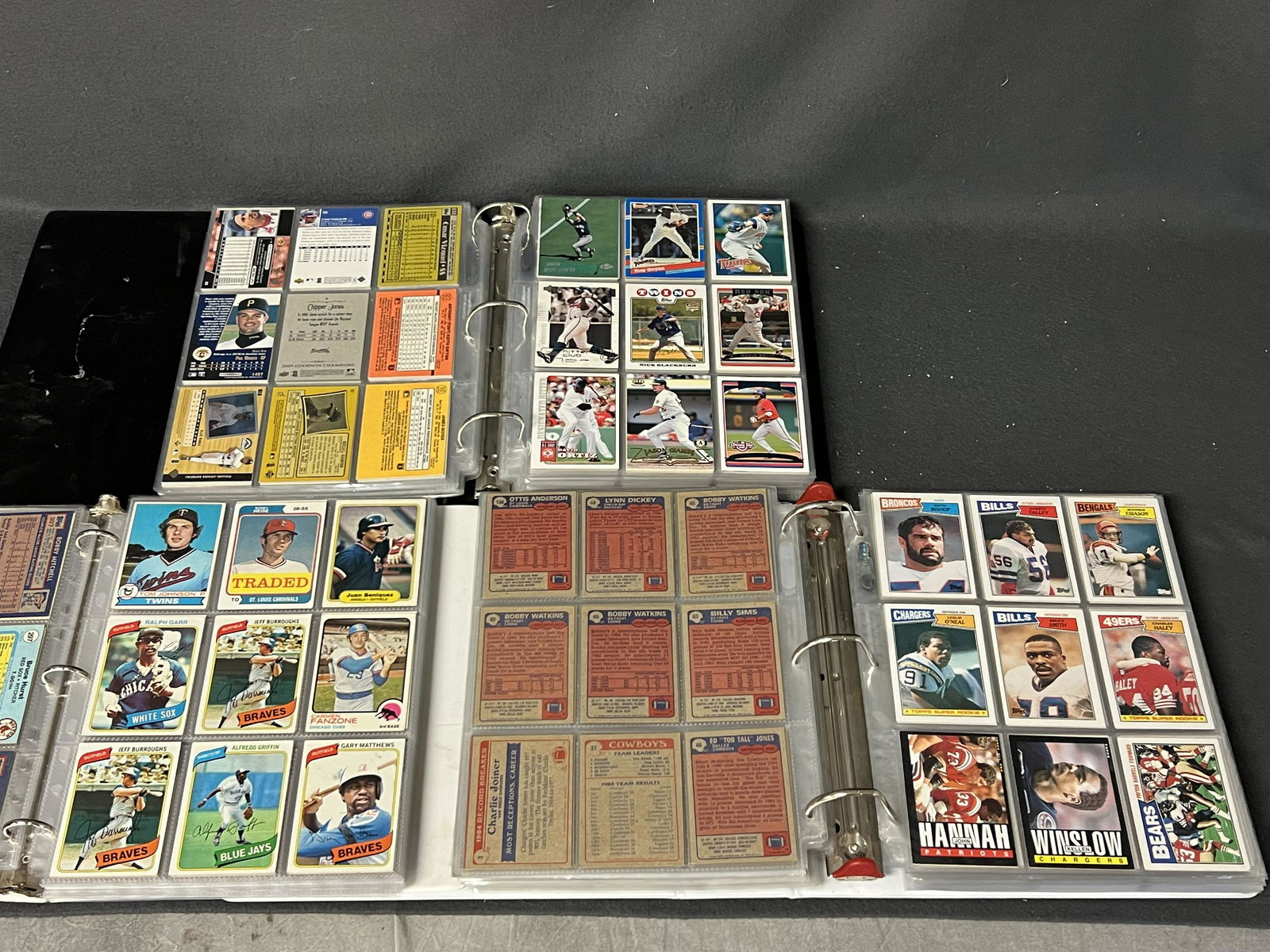(3)Binders Loaded w/ Asst Sports Trading Cards - 1980s - Recent, Baseball / Football / Nascar / Golf (1 of 20)