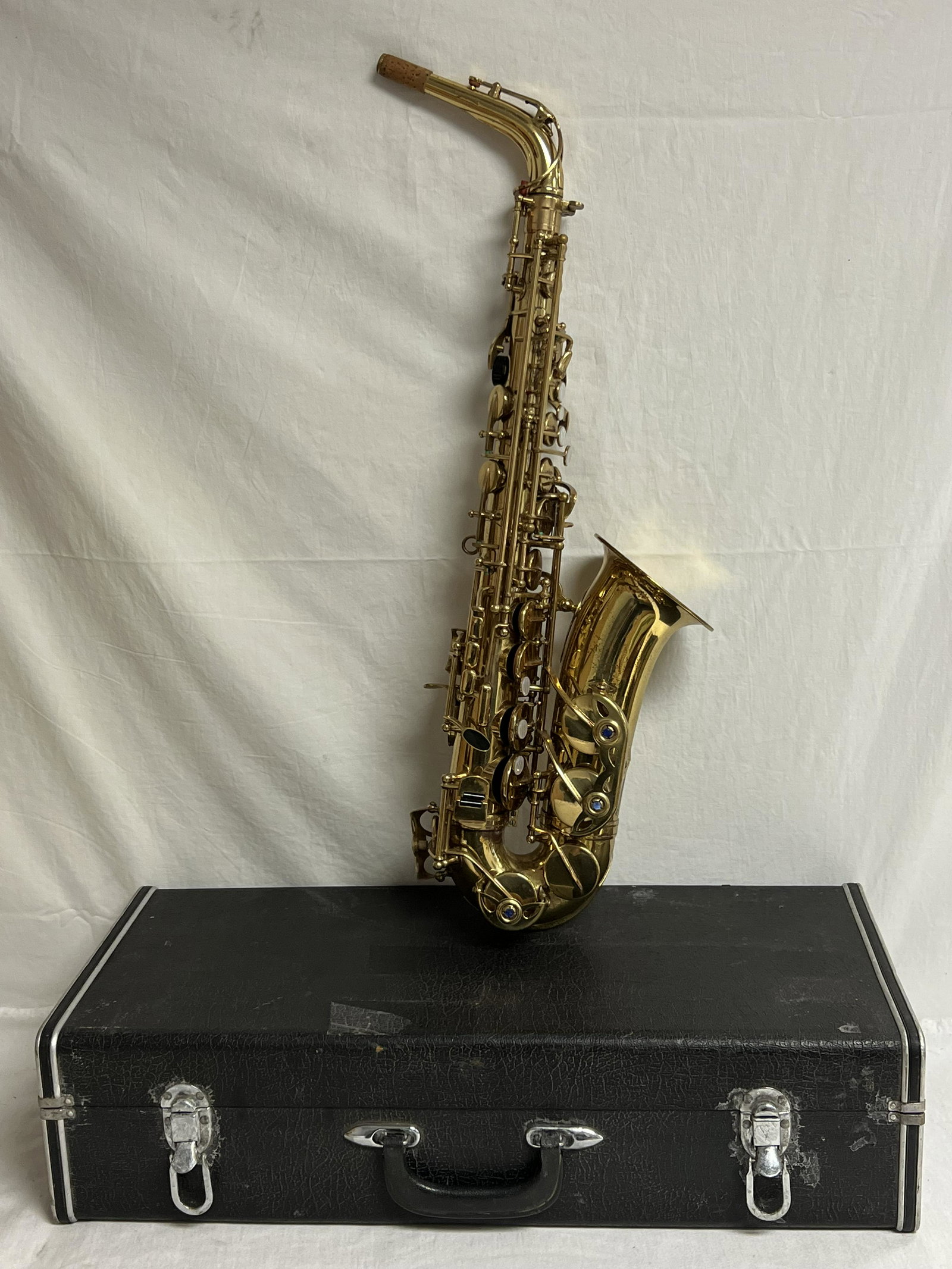 Unmarked Stencil Alto Saxophone w/ Case - (Pre-owned, Used, See Photos): Unmarked Stencil Alto Saxophone w/ Case - (Pre-owned, Used, See Photos)