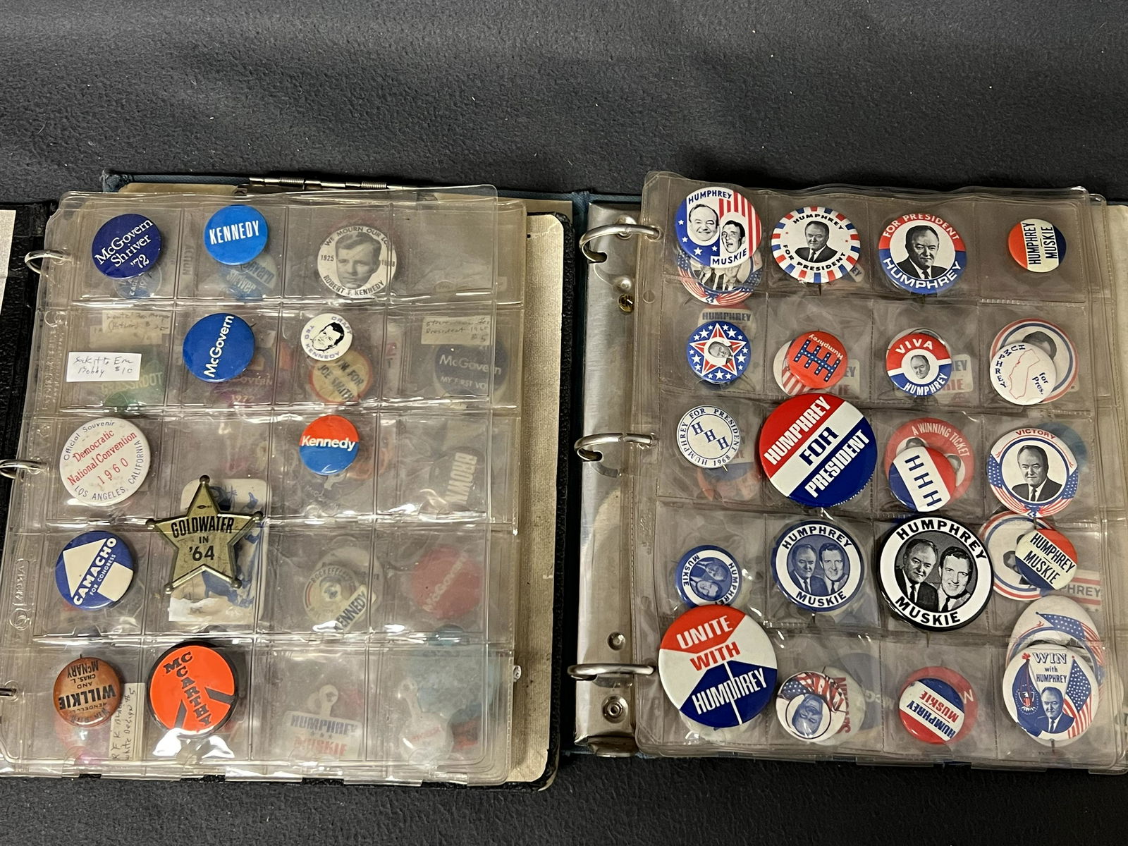 150+ Vtg Political Pin Backs - Kennedy, 1960 Democratic Convention, Rockfeller, Nixon, Humphry, Vote (1 of 14)