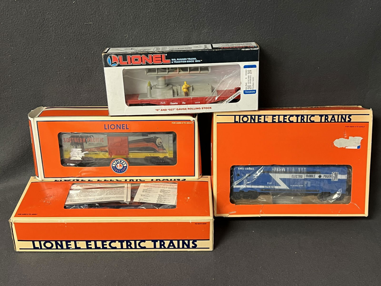 (4)Lionel Trains, SD-28 Flat Top 6-8380,More-  All w/ Original Boxe, 6-19825 Electric Power (1 of 8)