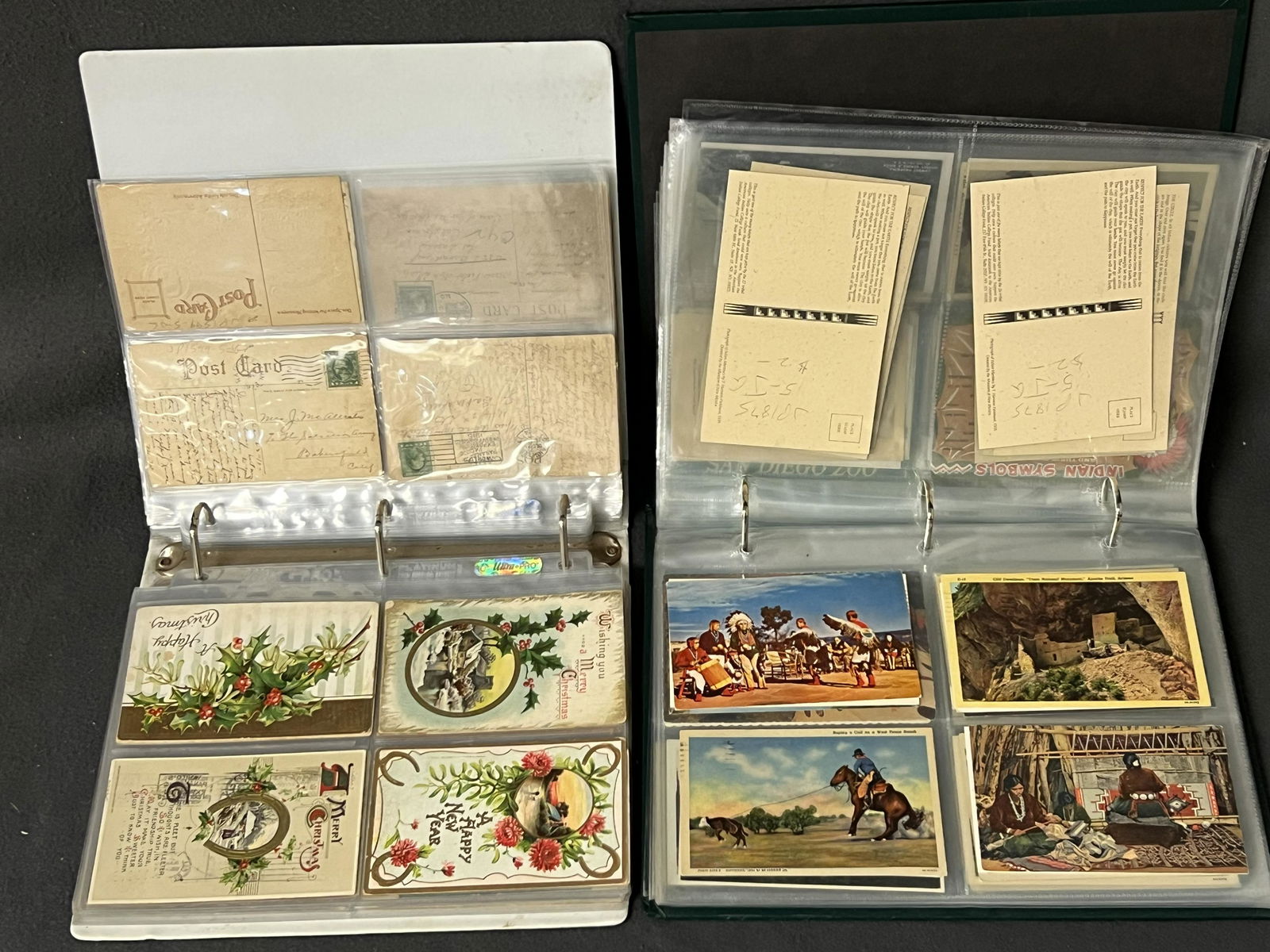 Asst Atq/ Vtg Postcards, Holiday, Native & More - Nature, Christmas, Birthday, Native American, (1 of 19)