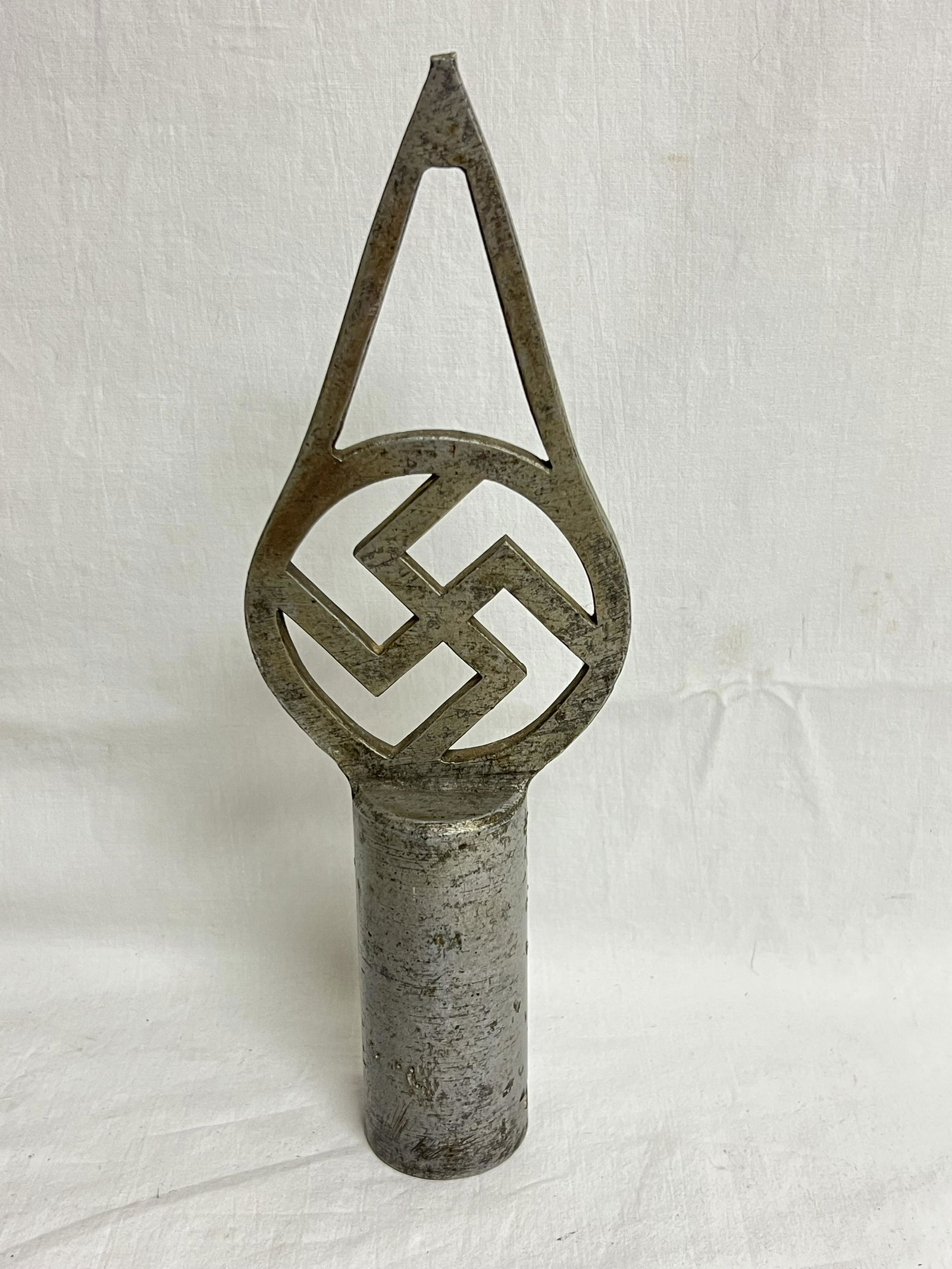 German WWII Flag Pole Topper 4'' x 11.75'' (1 of 3)