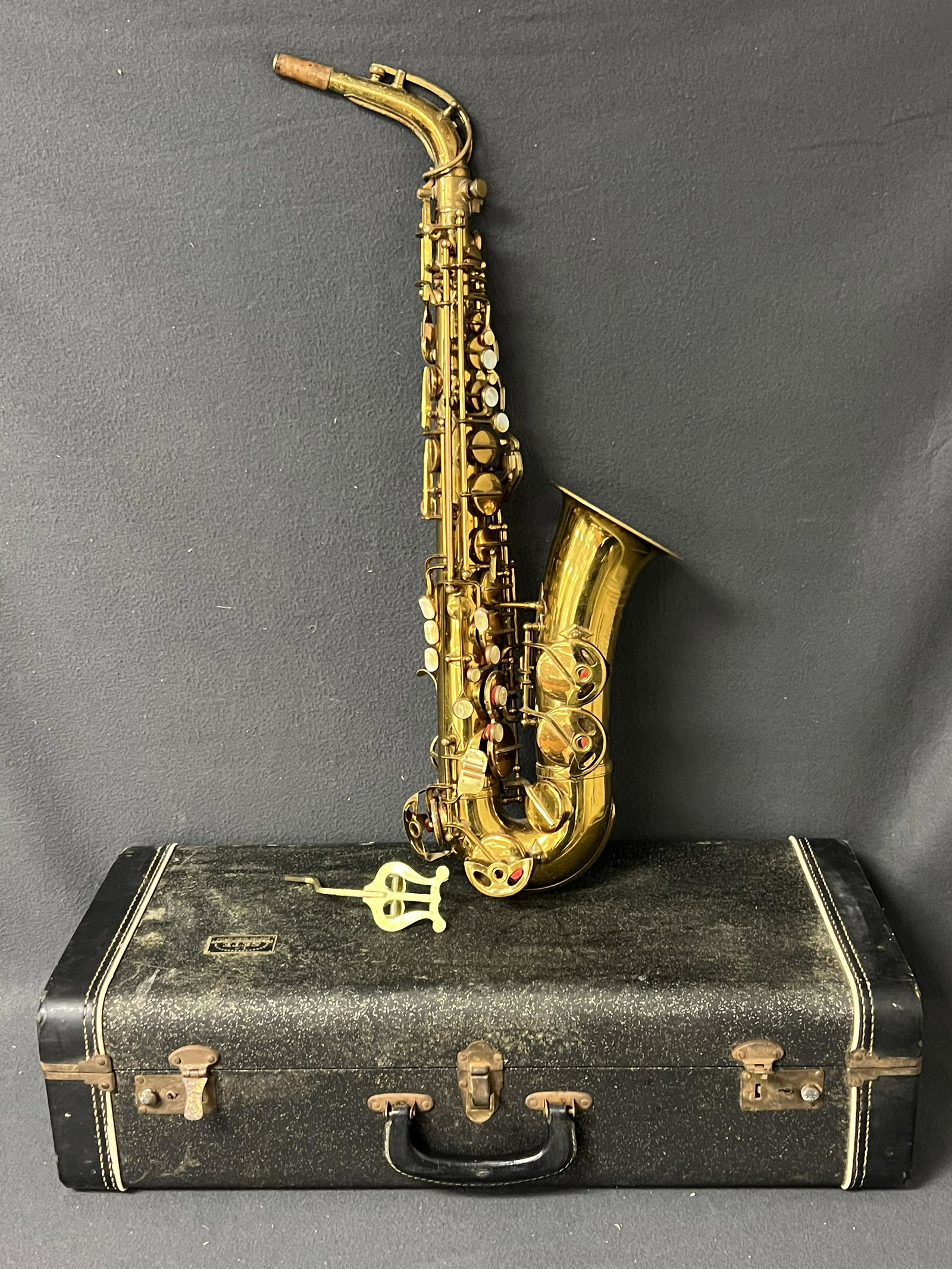 Vtg La Sete Alto Saxophone, Original Case - #01814 (Pre-Owned, Used, Inspect): Vtg La Sete Alto Saxophone, Original Case - #01814 (Pre-Owned, Used, Inspect)