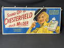 1950s Chesterfield Cigarette Advertising Poster - By Duckine, Indoor / Outdoor Waterproof w/ Lucille