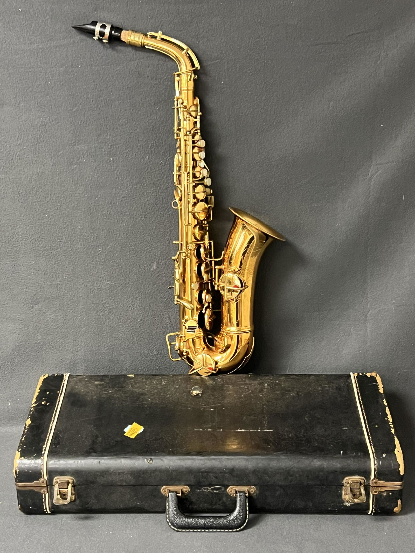 1920s-30s Conn Alto Saxophone, Tunable Neck - Serial #M239154, Low Pitch, Mouthpiece Included, Case (1 of 13)