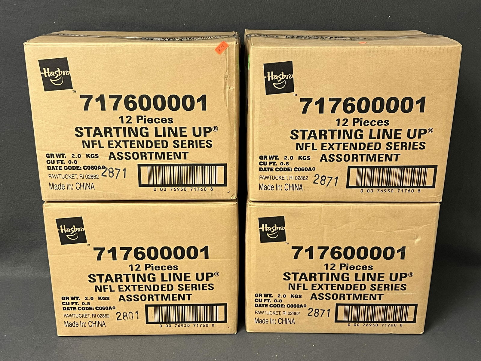 (4)Boxes Starting Lineup NFL Extended Series Figures- 12 Figures Per Box, 3 Factory Sealed - 1 (1 of 2)