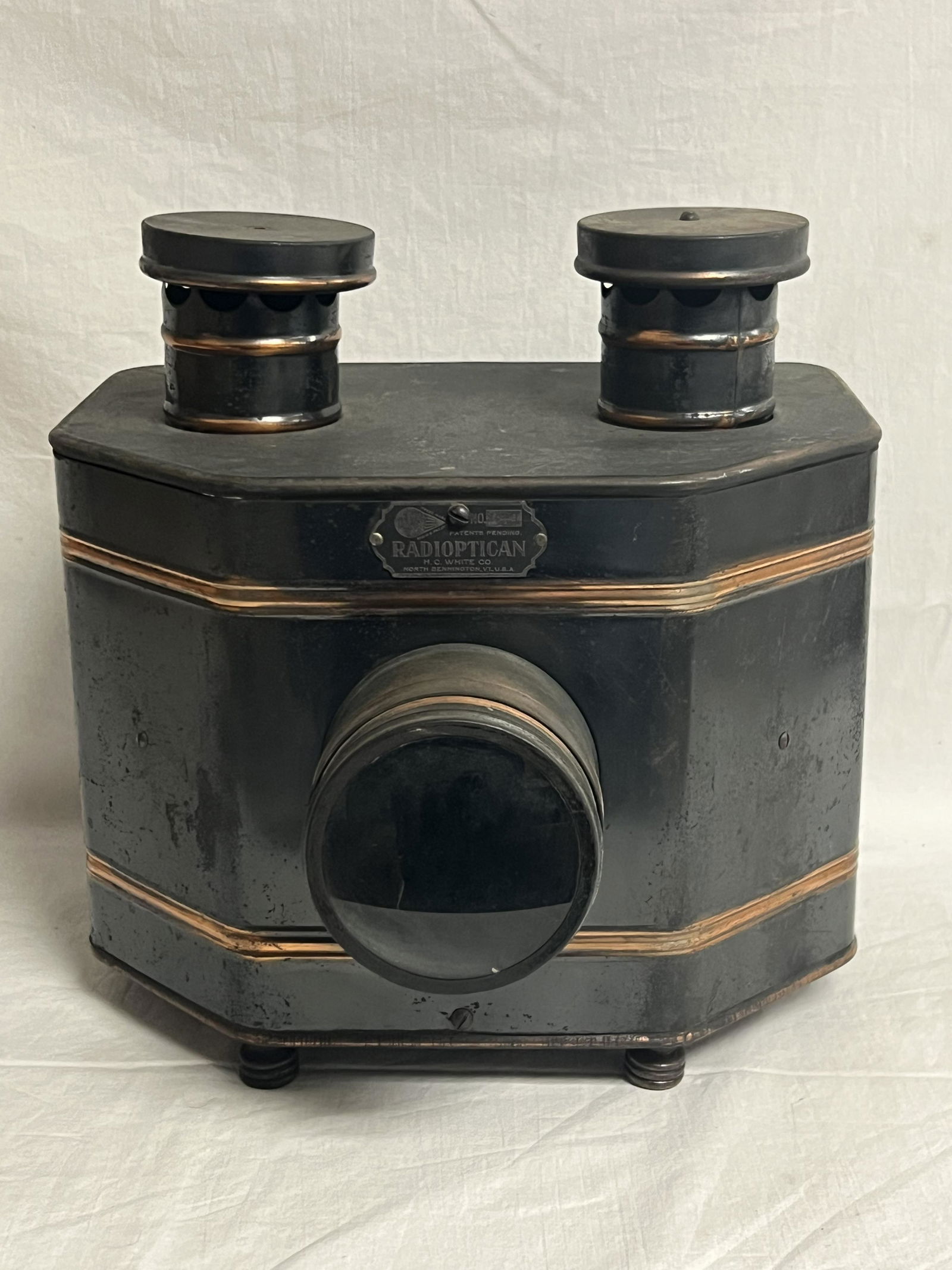 H.C. White Antique Radioptican Projector - Postcard Projector Converted from Gas to Electric (WORKS) (1 of 6)