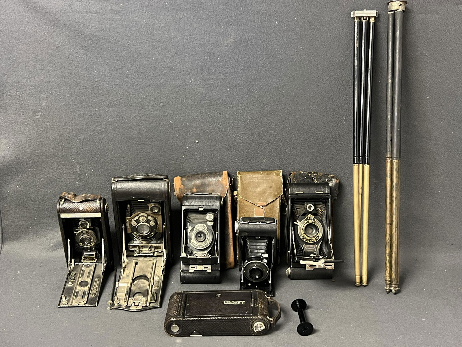 (6)Vtg Kodak Shutter + Folding Cameras - Dakon Shutter, (2)No. A-116, No.1A Folding Cameras, Special (1 of 15)