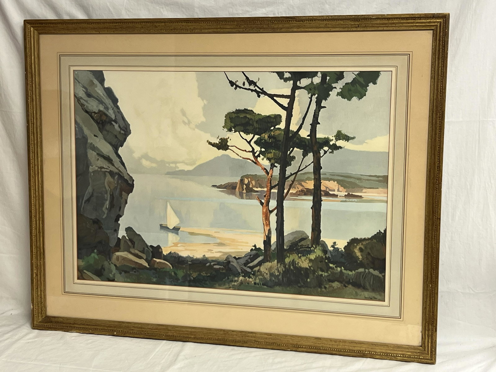 Lucien Peri (1880-1948) Lone Pines Art - Signed Bottom Right, Titled ''Lone Pines'', Framed 32.5'' x: Lucien Peri (1880-1948) Lone Pines Art - Signed Bottom Right, Titled ''Lone Pines'', Framed 32.5'' x 25'' , Sight 25'' x 17''