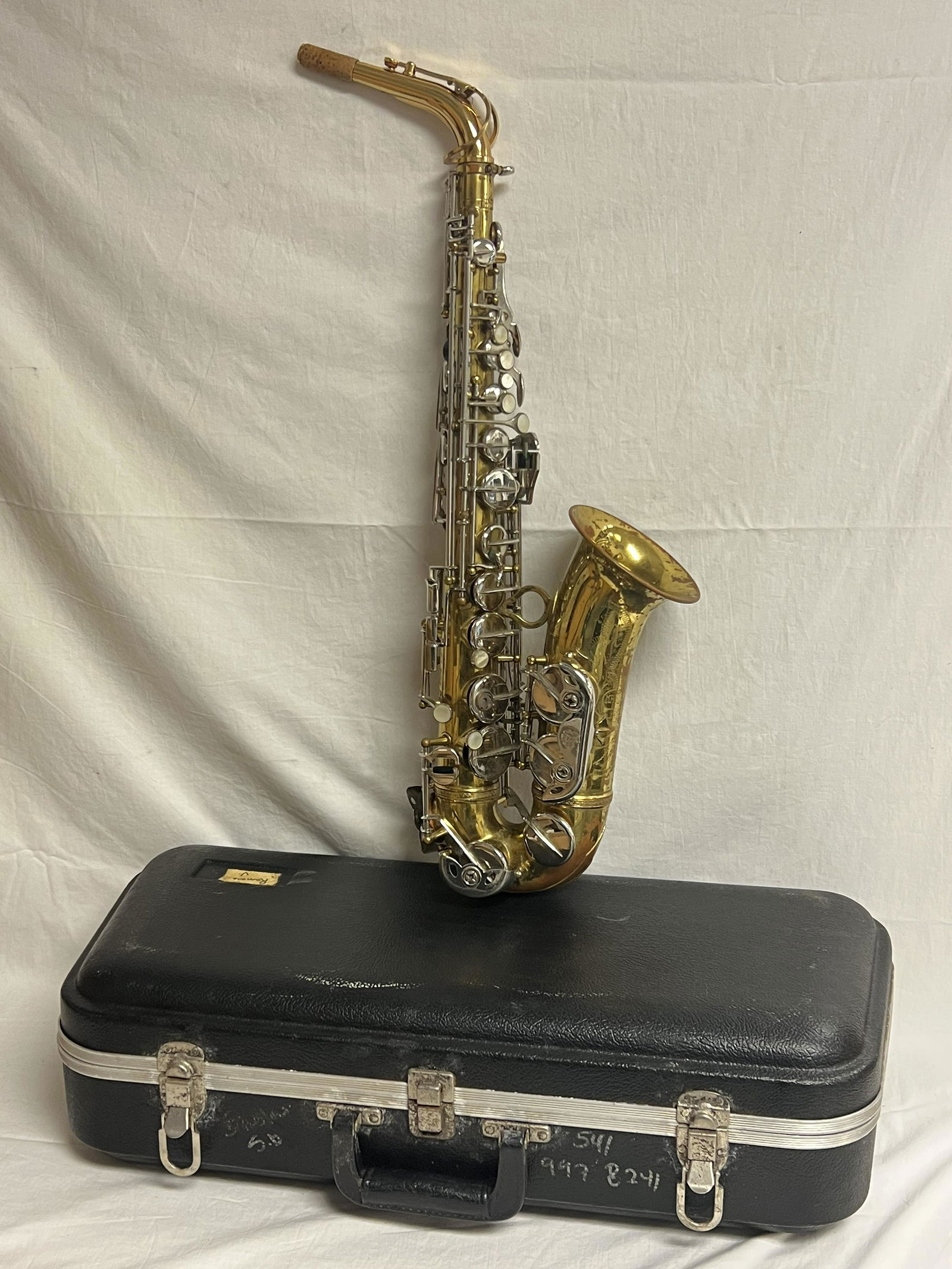 Vtg Martin Busine ''Flying Horse'' Alto Saxophone - Serial #14337 w/ Hard Case (Pre-Owned, Used, See (1 of 13)