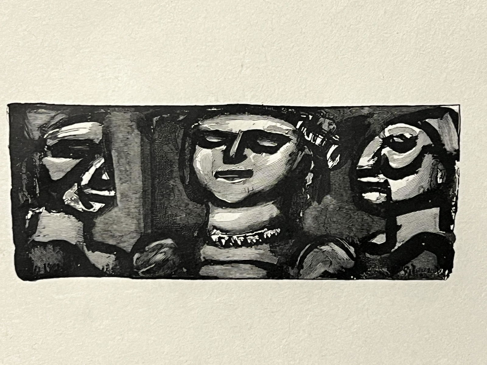Georges Rouault Limited Ed. Etching #66/99 - Wood Engraving ''Cirque de Letoile Filante'' - (1 of 4)