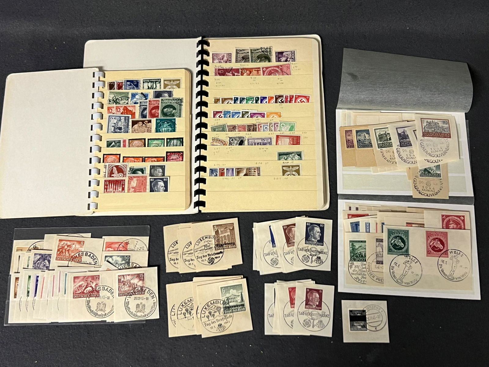 Asst Vtg German + Occupation Stamps - Stock Books w/ Stamps, Asst German Stamps (1 of 13)