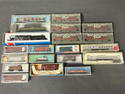 (20)N Scale Train Locomotive, Passenger Cars - ConCor Locomotive + Tender, Passenger Cars,