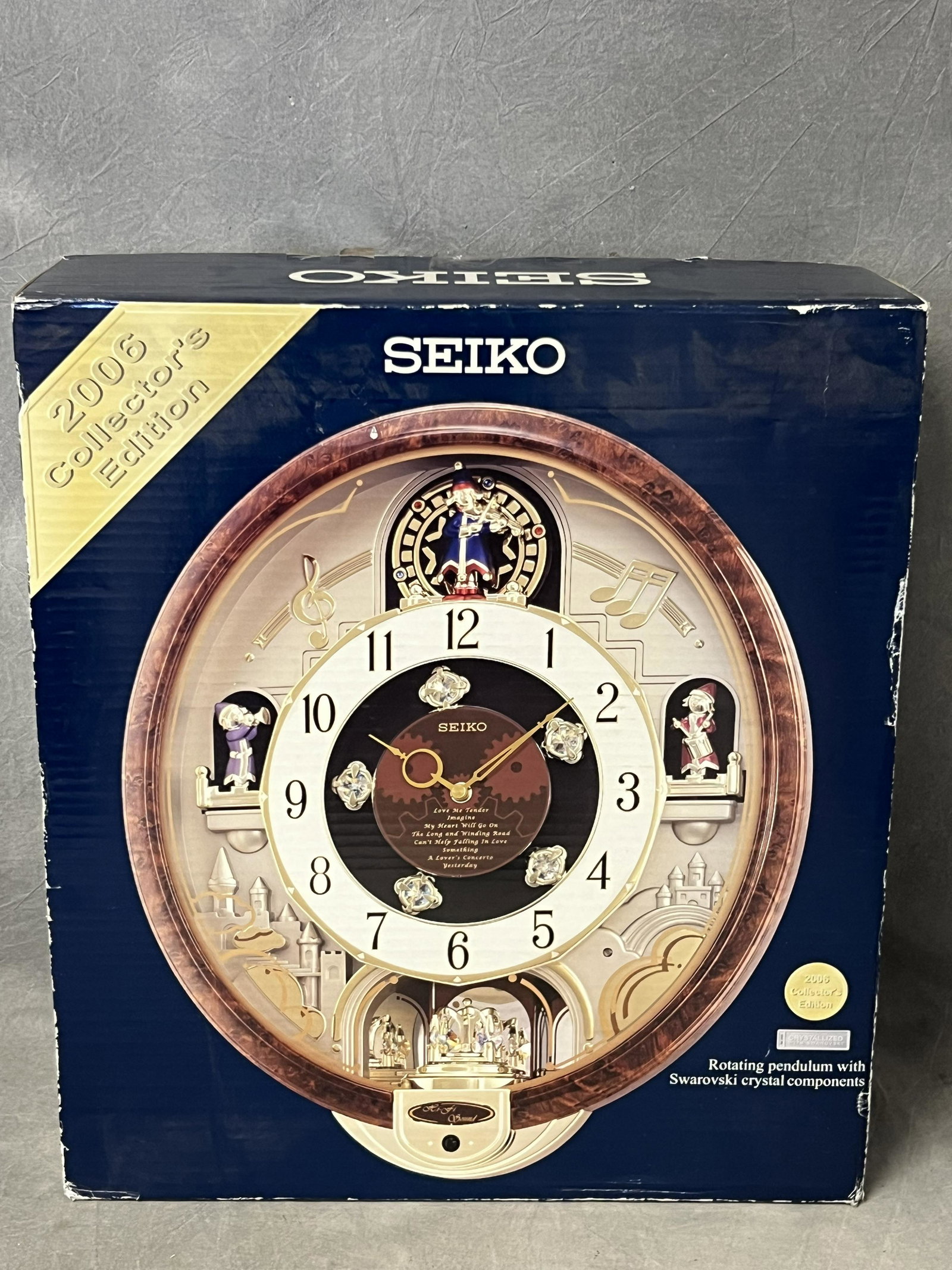 Seiko Rotating Dock w/ Swarovski Crystal - 2006 Limited Ed. w/ Original Box: Seiko Rotating Dock w/ Swarovski Crystal - 2006 Limited Ed. w/ Original Box