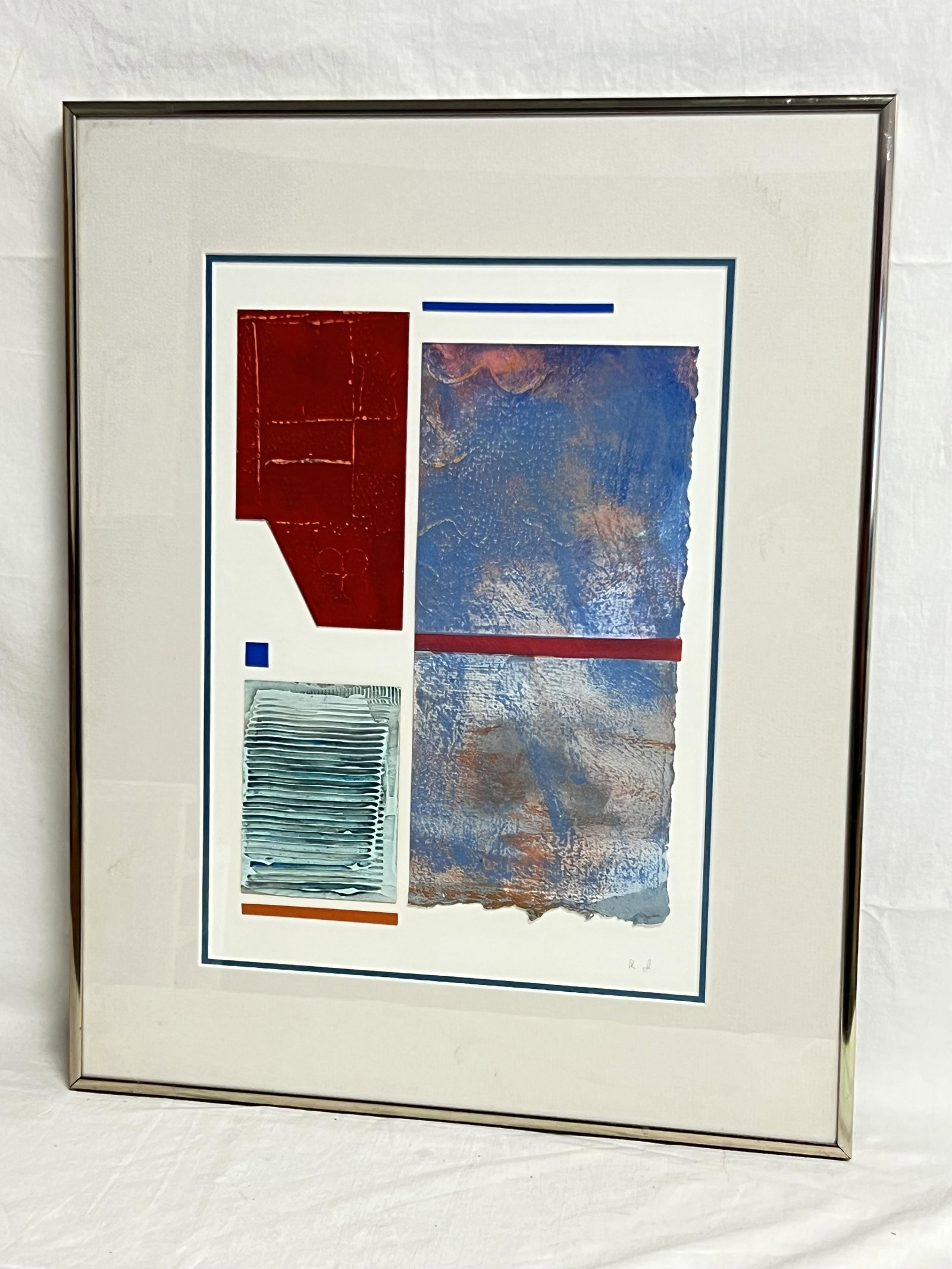 Robert Inman Signed Mixed Media, Framed 16.25'' x 20.5'' (1 of 3)
