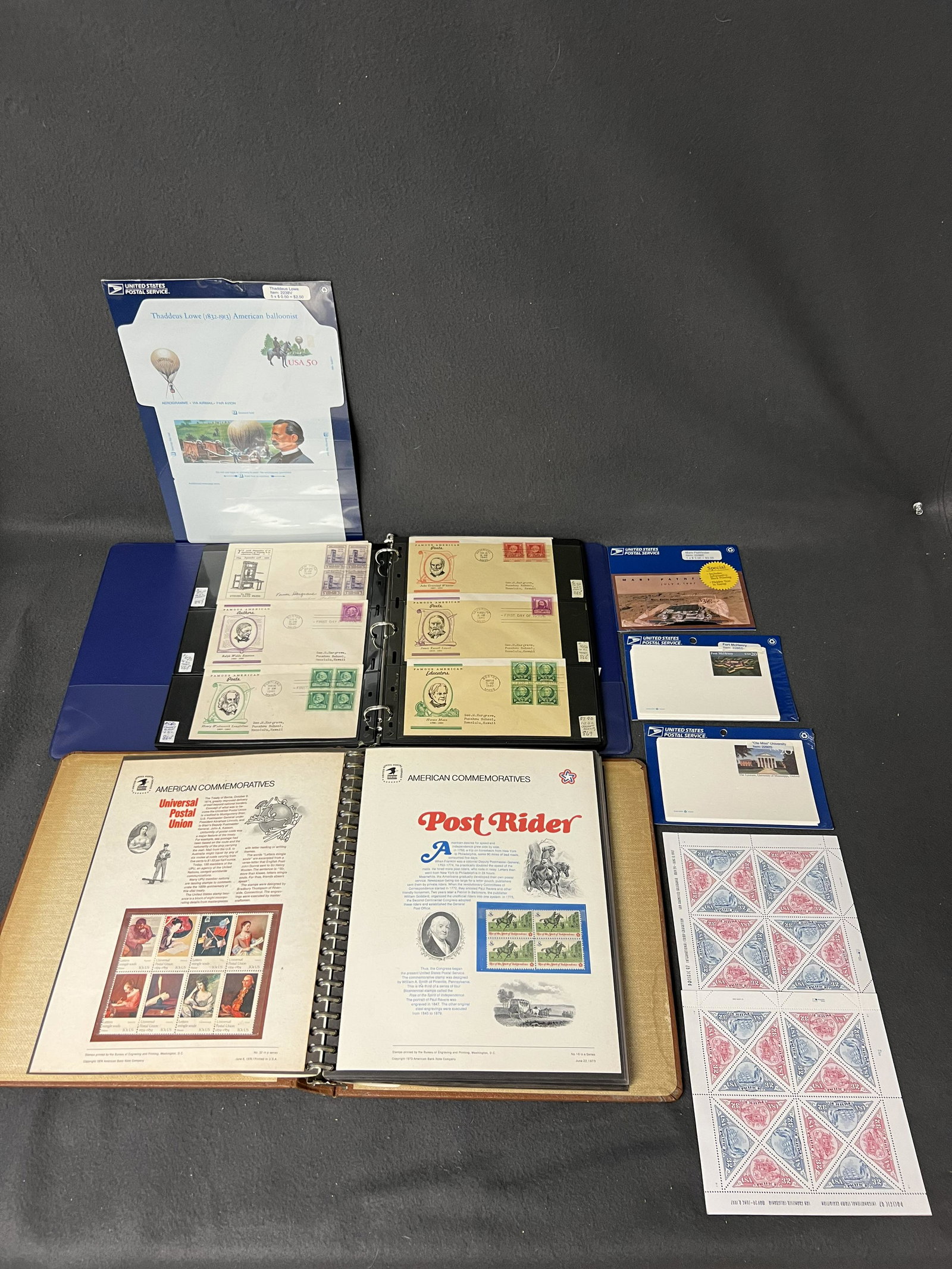 American Commemorative Stamp Panels,More - Book of American Comm. Panels First Day Covers 1930s- (1 of 20)