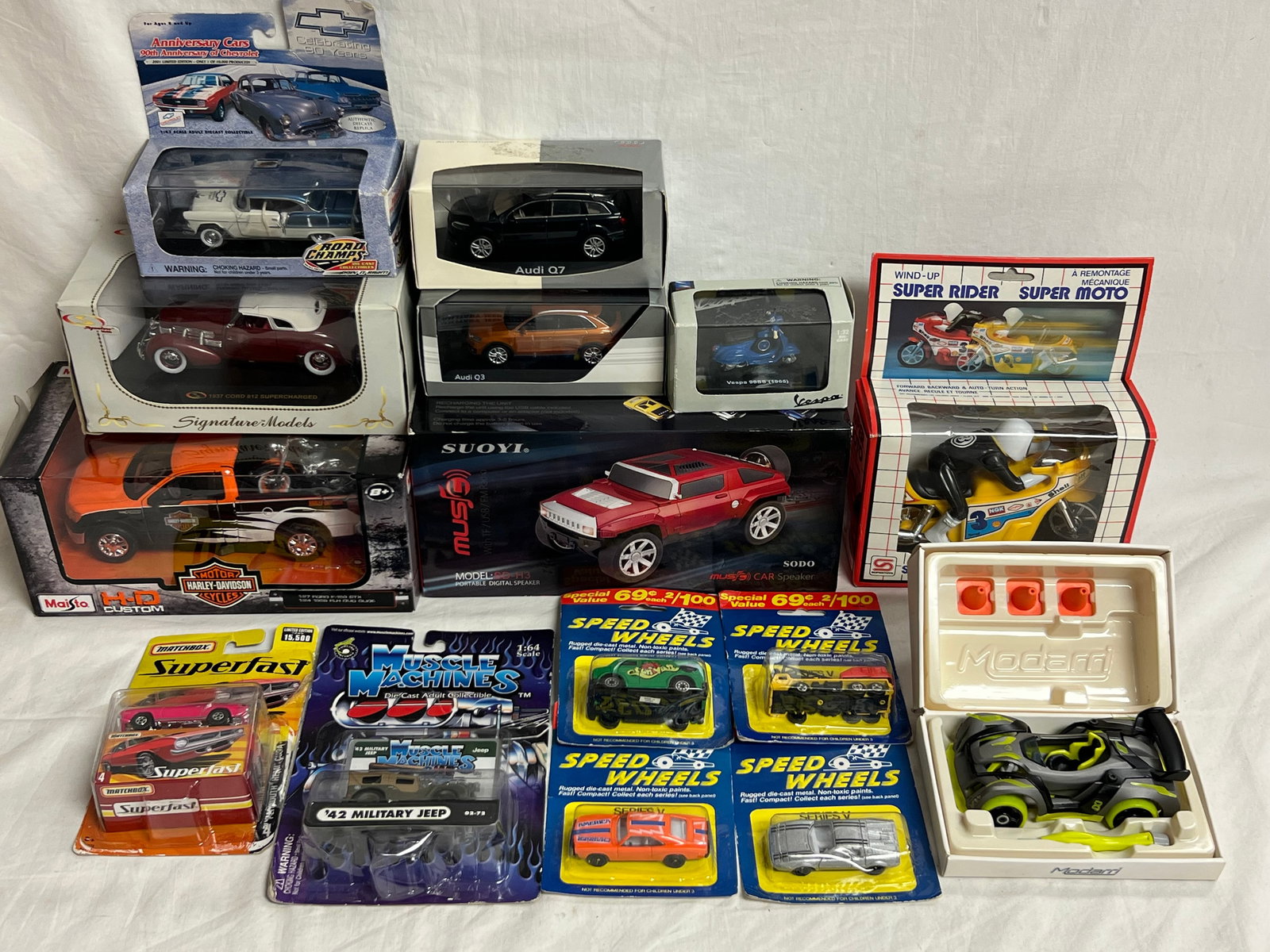 (15)Boxed / Sealed Toy Cars, Trucks , More - Harley Davidson Maisto, Music Car Speaker Model SD-H3, (1 of 9)