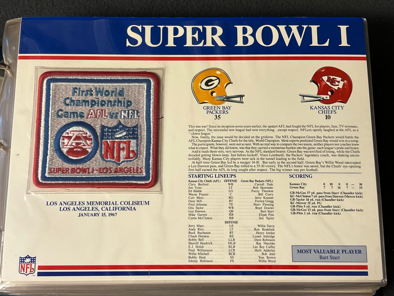 Willabee & Ward Super Bowl Patch Collection - Super Bowls 1-56 w/ Albums + (2)Anniversary Patches 50 (1 of 20)
