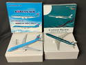 (2)1:200 Scale Model Airplanes NOS - Cathay Pacific 777-367ER + Korean Air Cargo Boeing 747-8F