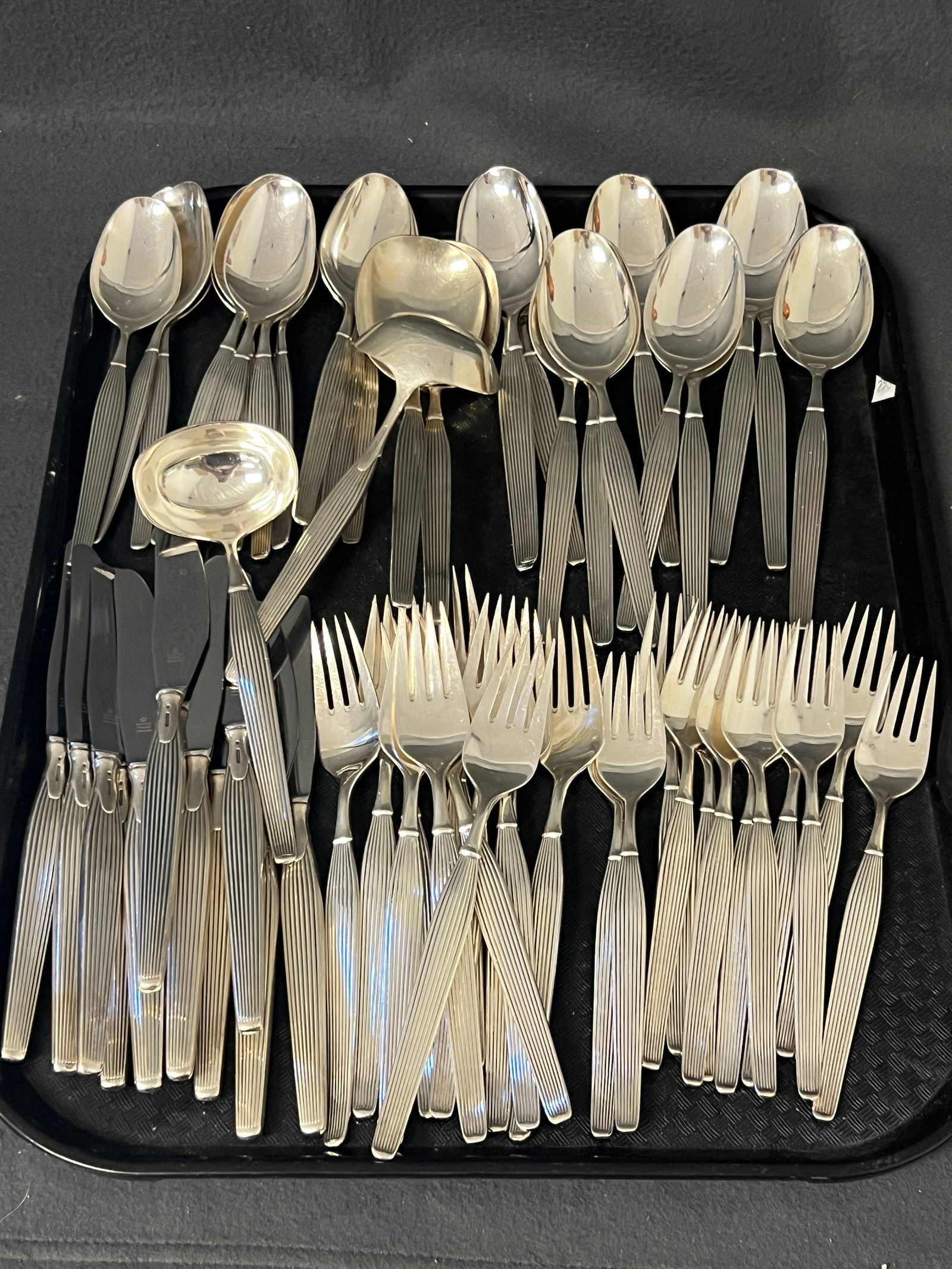 64pcs Danish Frigast Savoy Flatware - Set of 12 - Dinner / Salad Forks, Teaspoons & Table Spoons, (1 of 4)