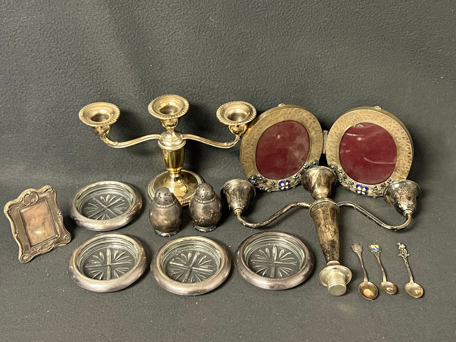 Sterling Silver, More - Frames,Coasters + More - Souvenir Spoons, Weighted Candlesticks, Sterling (1 of 12)