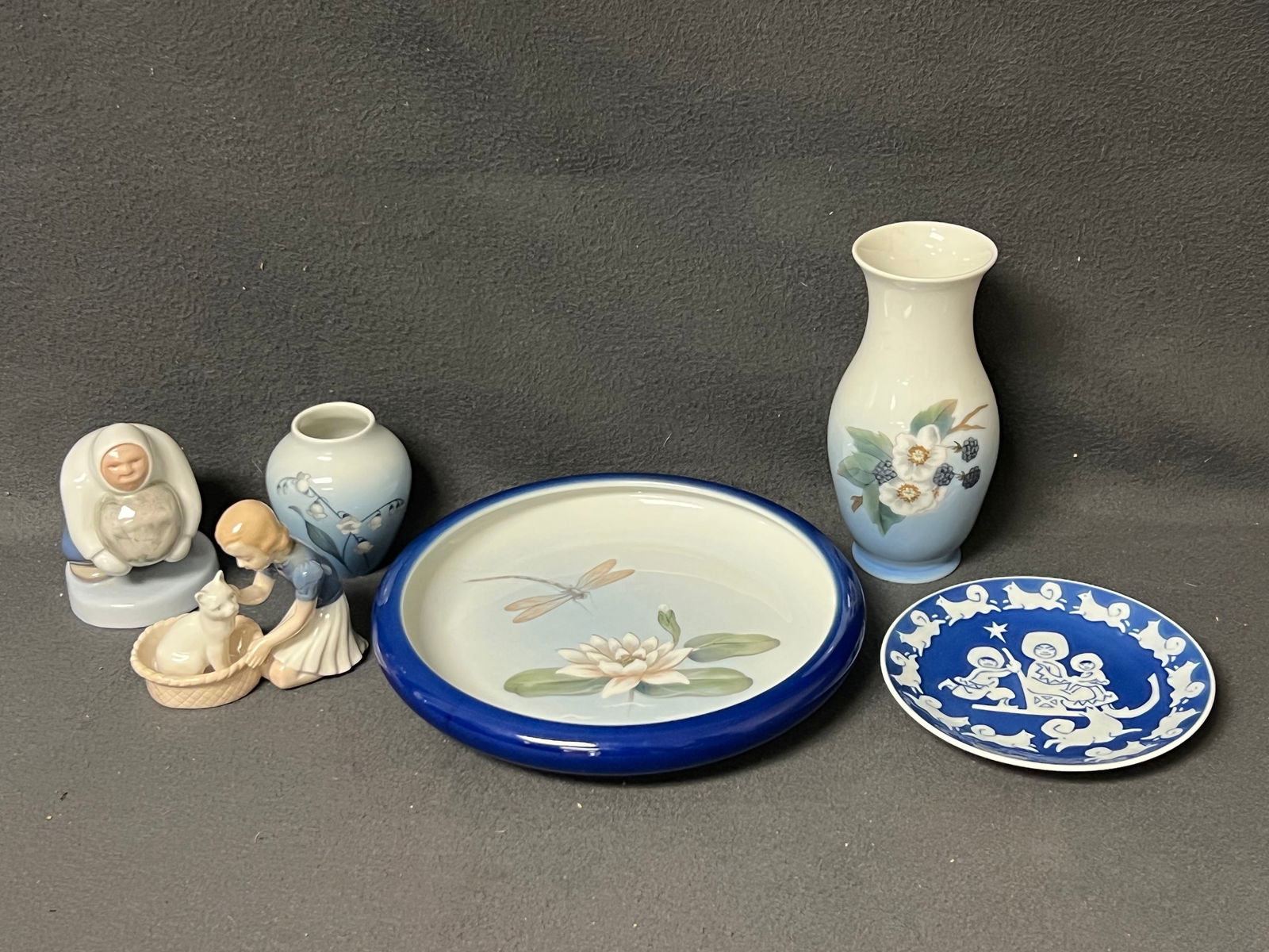 (6)Danish B&G + Royal Copenhagen Vases & Bowls - Various Sizes (1 of 10)