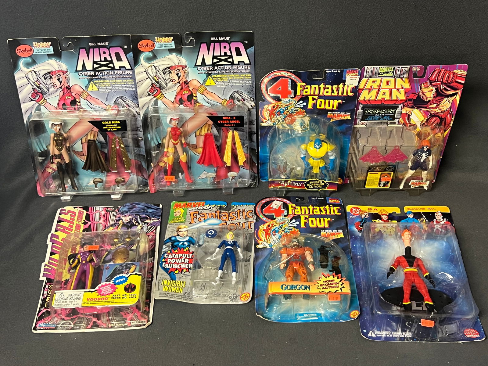 (8)Marvel / DC Comic Book Action Figures Sealed (1 of 9)