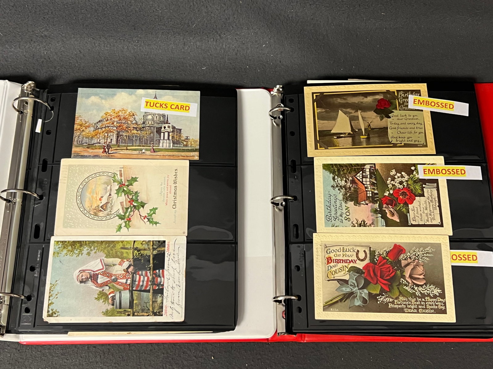 168 Asst Atq/Vtg Postcards, Tucks,Embossed,More - Used/ Unused Postcards - Holiday, Tucks, Embossed (1 of 20)