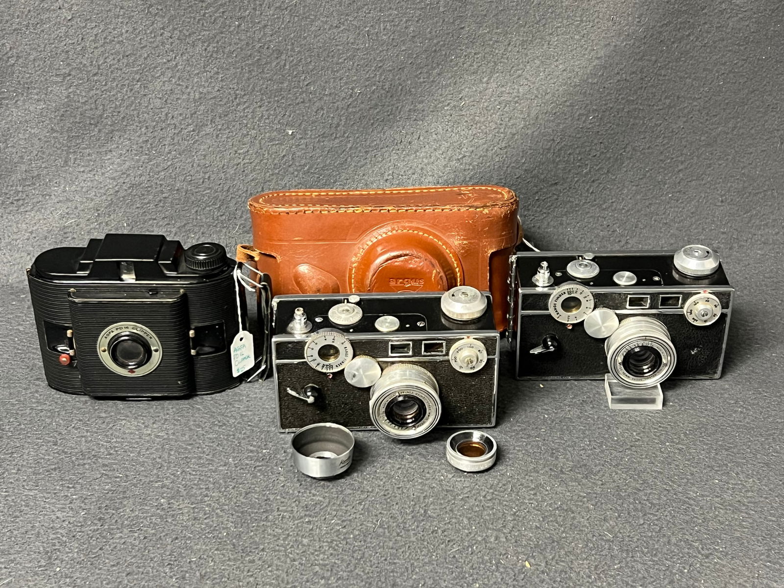 (3)Vtg Cameras- Argus C-3, Agfa PD-16 Clipper (Pre-Owned, Used, See Photos) (1 of 6)