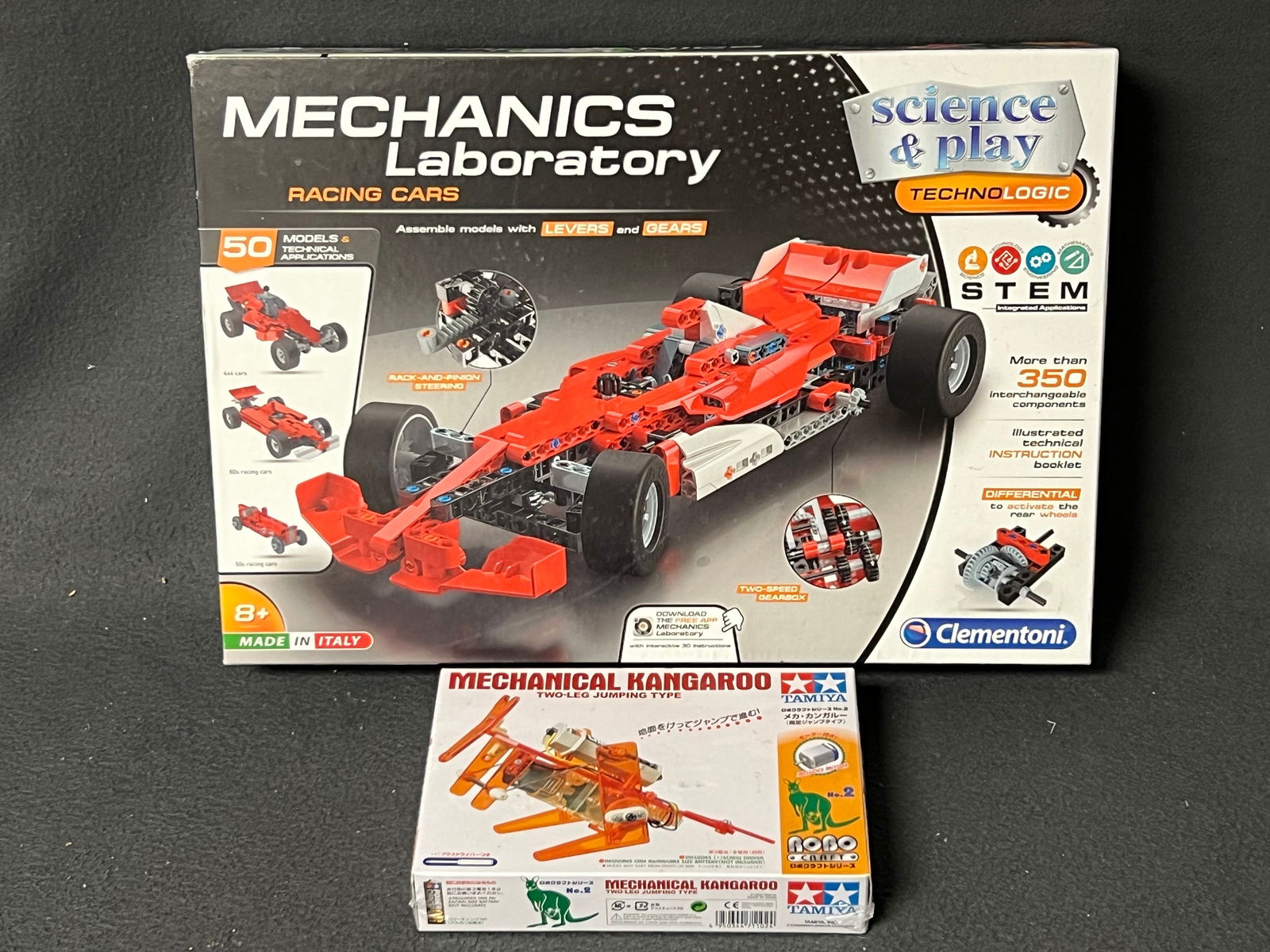 Mechanics Lab Racing Car + Mech Kangaroo Model- Tamiya Mechanical Kangaroo Robo Craft Sealed + (1 of 7)