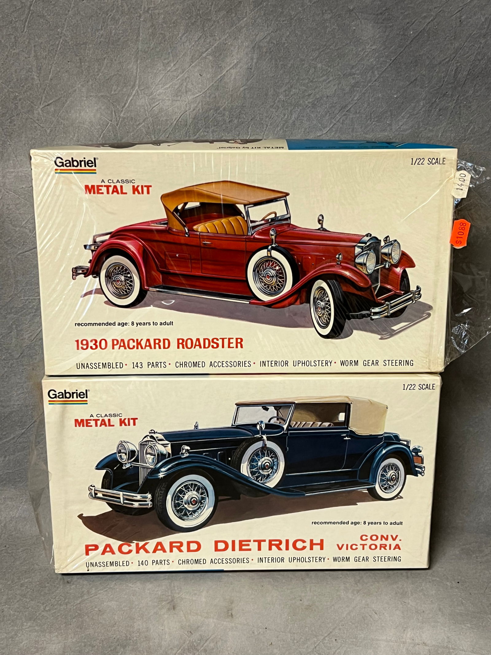 (2)Gabriel Metal Model Car Kits- Sealed NOS (1 of 2)