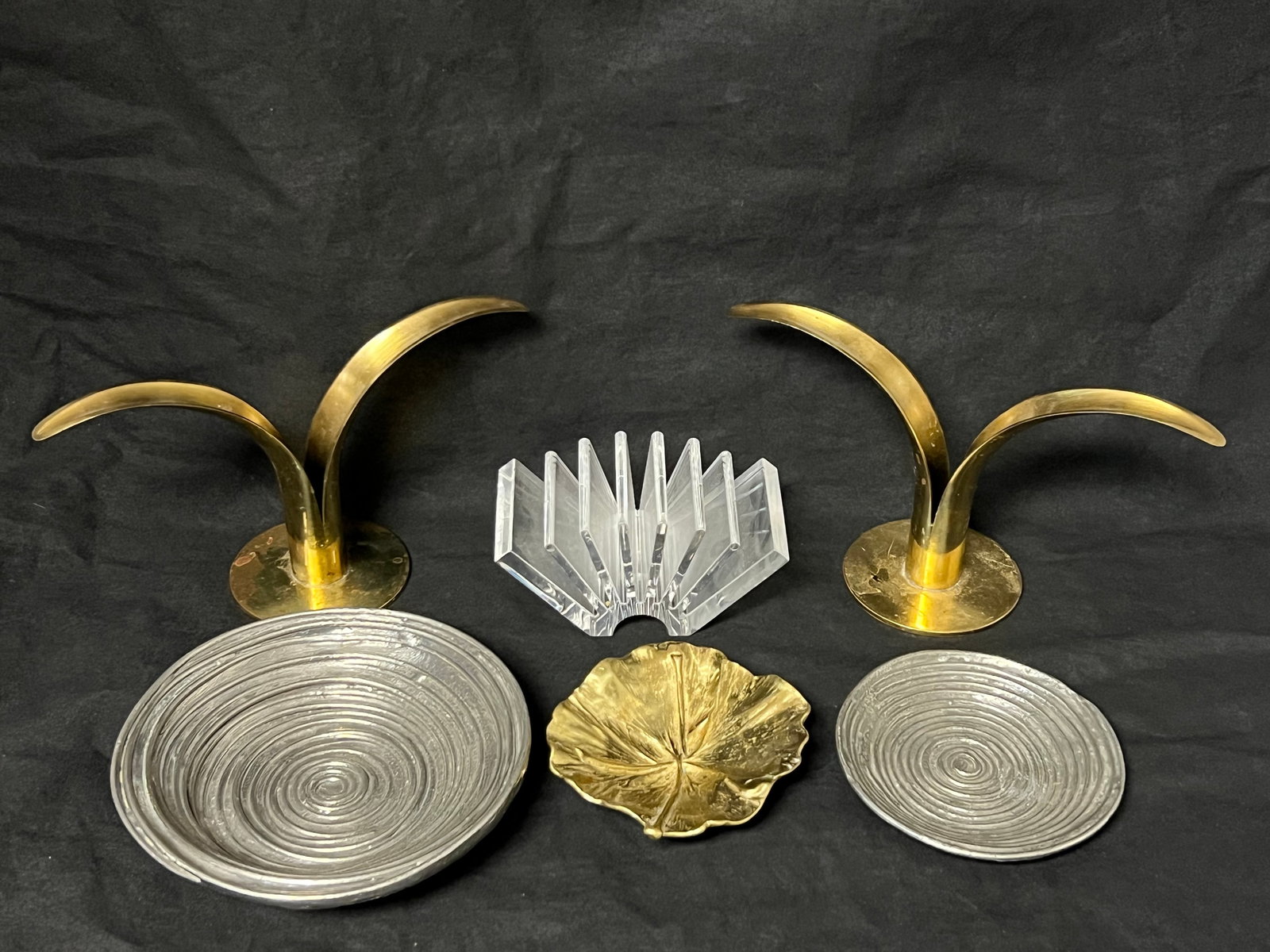 MCM Items- Ystad, Guzzini & Patrick Meyer - Pr Ystad Metal Swedish Candlesticks, Patrick Meyer (1 of 9)