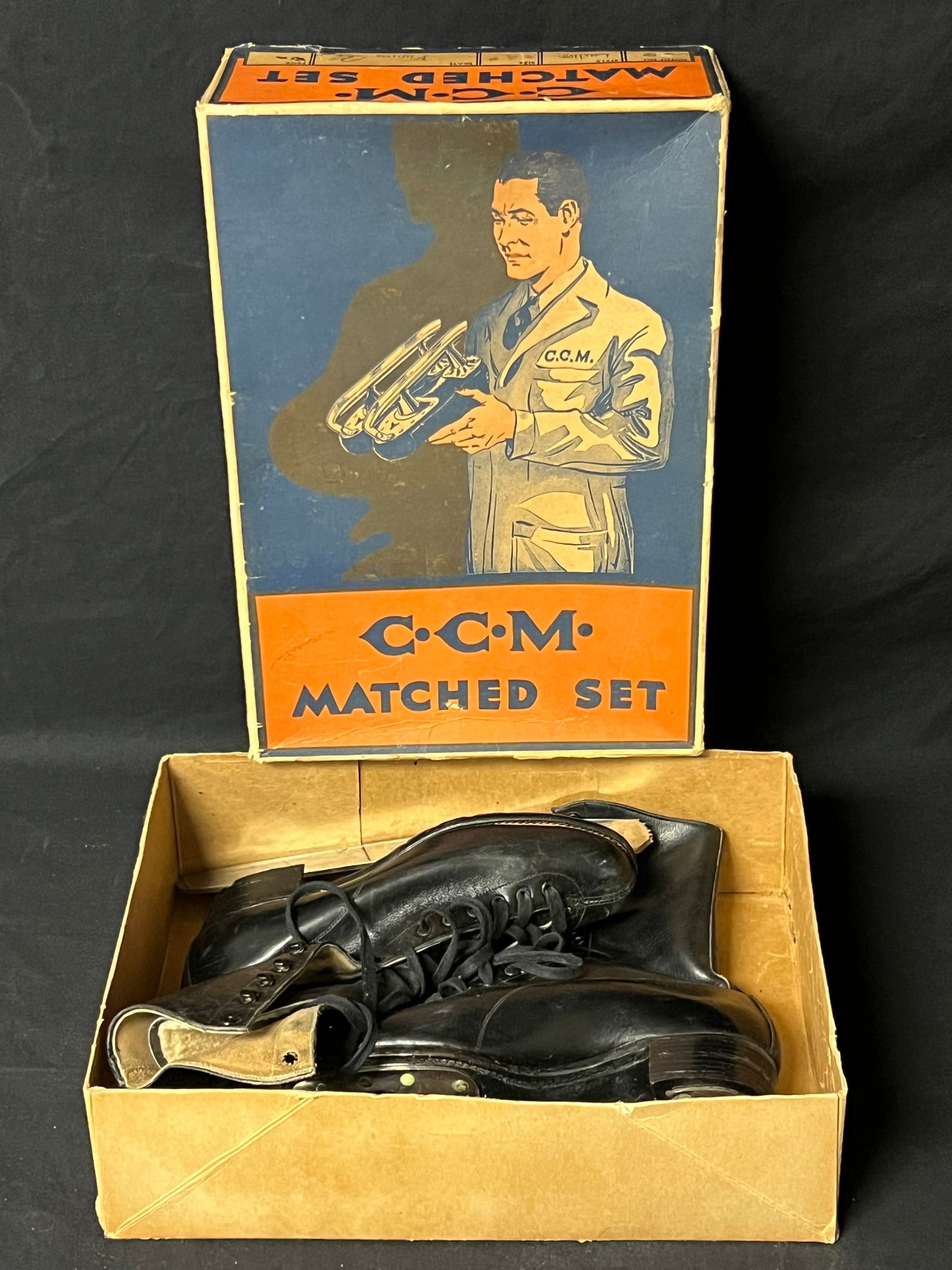C.C.M. Vintage Ice Skates w/ Original Box (1 of 7)