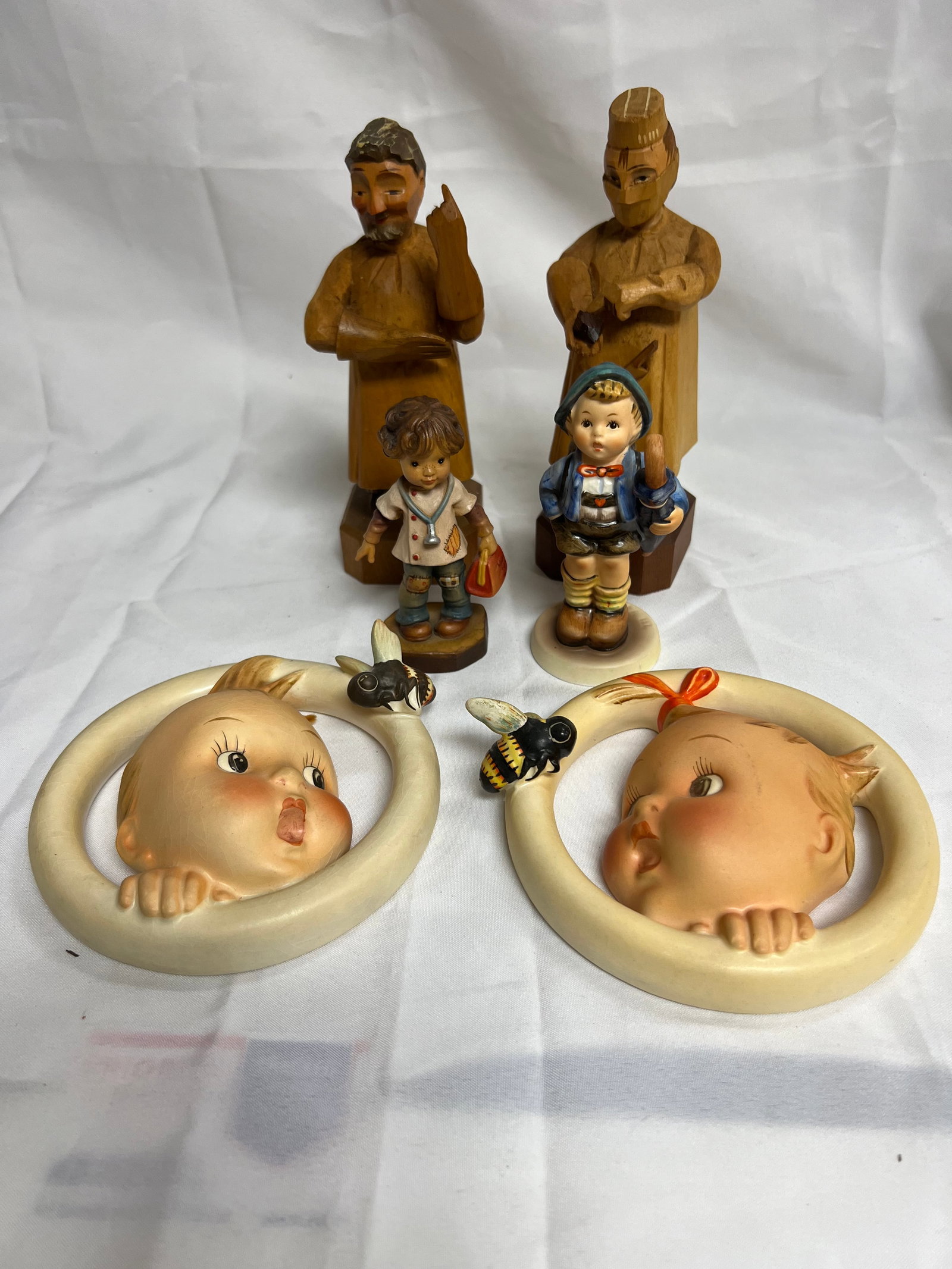 Anri Doctor Figures, Hummel Items - Anri 'Future Doctor', (2)Anri Doctor / Surgeons, Hummel Babee: Anri Doctor Figures, Hummel Items - Anri 'Future Doctor', (2)Anri Doctor / Surgeons, Hummel Babee Boy & Girl , Hummel 'Home From Market'