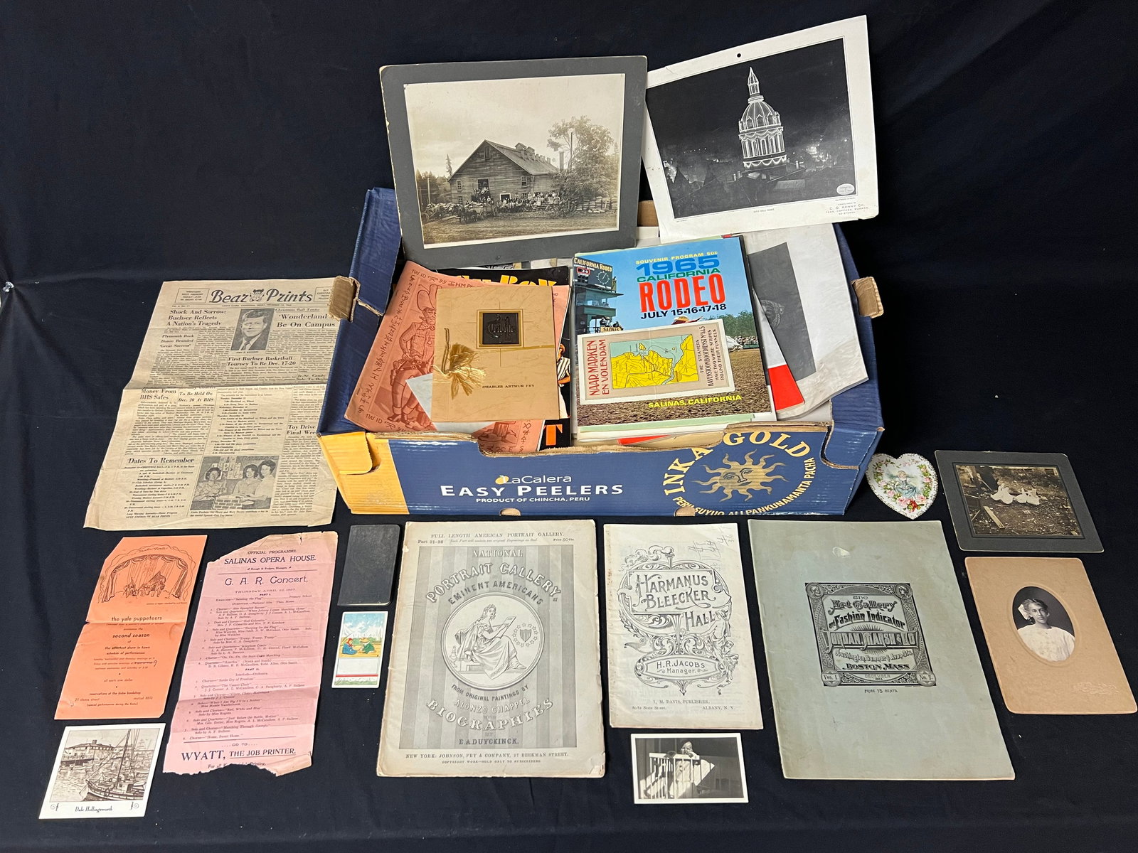 Group Atq/ Vtg Ephemera, Photos, Programs,More - National Portrait Gallery EA Duyckinck w/ (1 of 12)