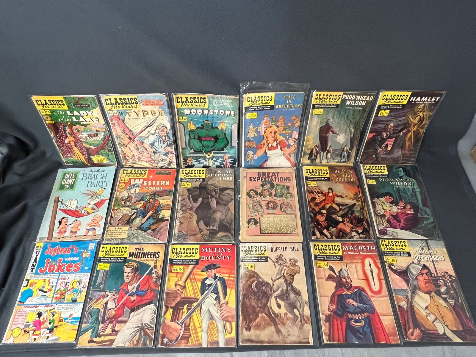 (18)1940s-50s Comics 'Classics Illustrated' - (16)1940s-50s Classics Illustrated - 1st Ed #36 Tupee, (1 of 4)