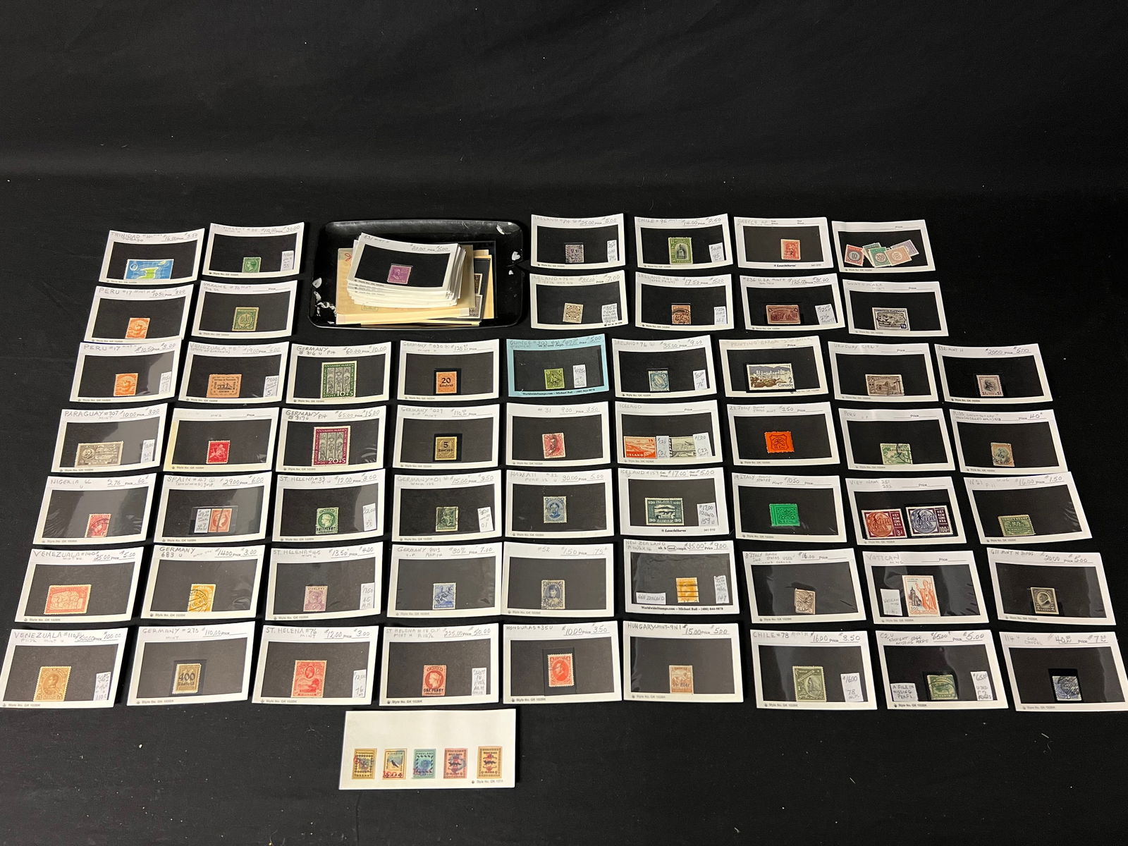 150+ Stamps From Around The World, Used & Unused - Mint & More , All in Covers w/ Info (1 of 15)