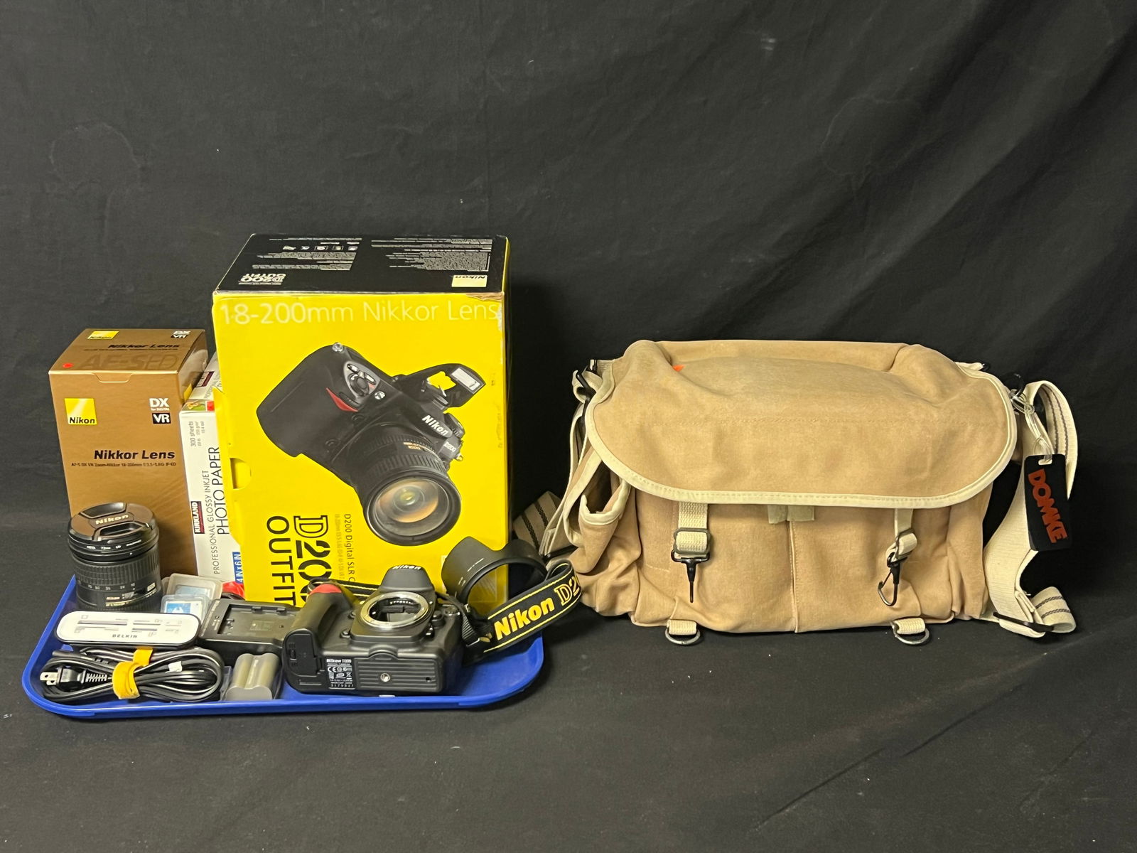 Nikon D200 Digital Camera, Lens, Domke Bag,More- Nikon AF-S Nikkor 18-200mm 1:3.5 - 5.6 G ED LEns, (1 of 14)