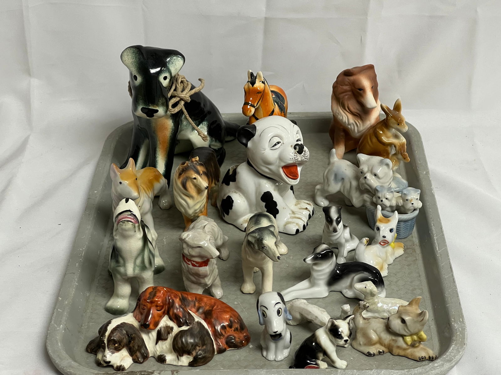 (20)Asst Vtg Porcelain Dog & Animal Figures - Occupied Japan, Goebel & More - Various Sizes (1 of 11)
