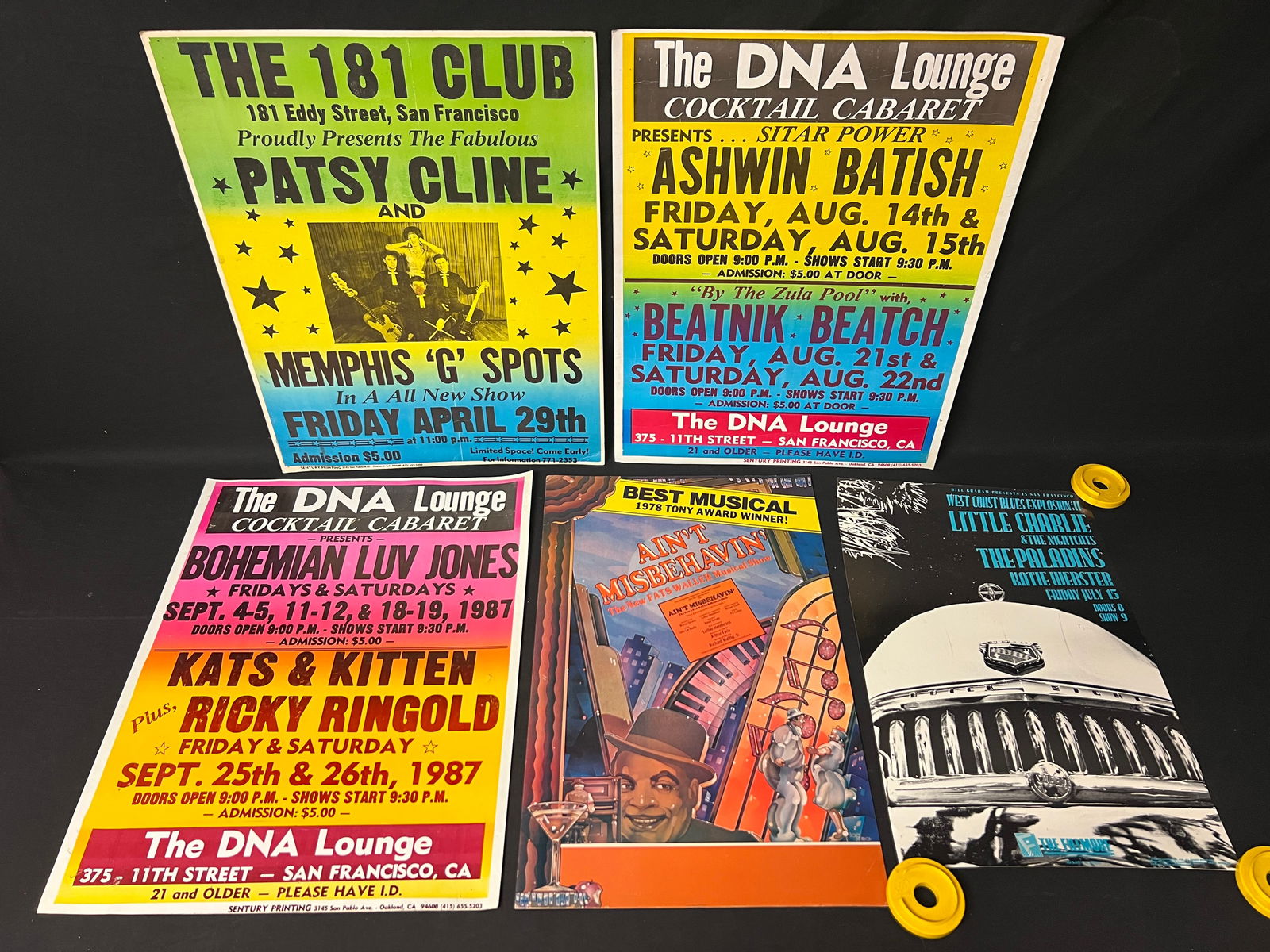 (5)Concert & Event Posters- San Francisco / Oakland (1 of 4)