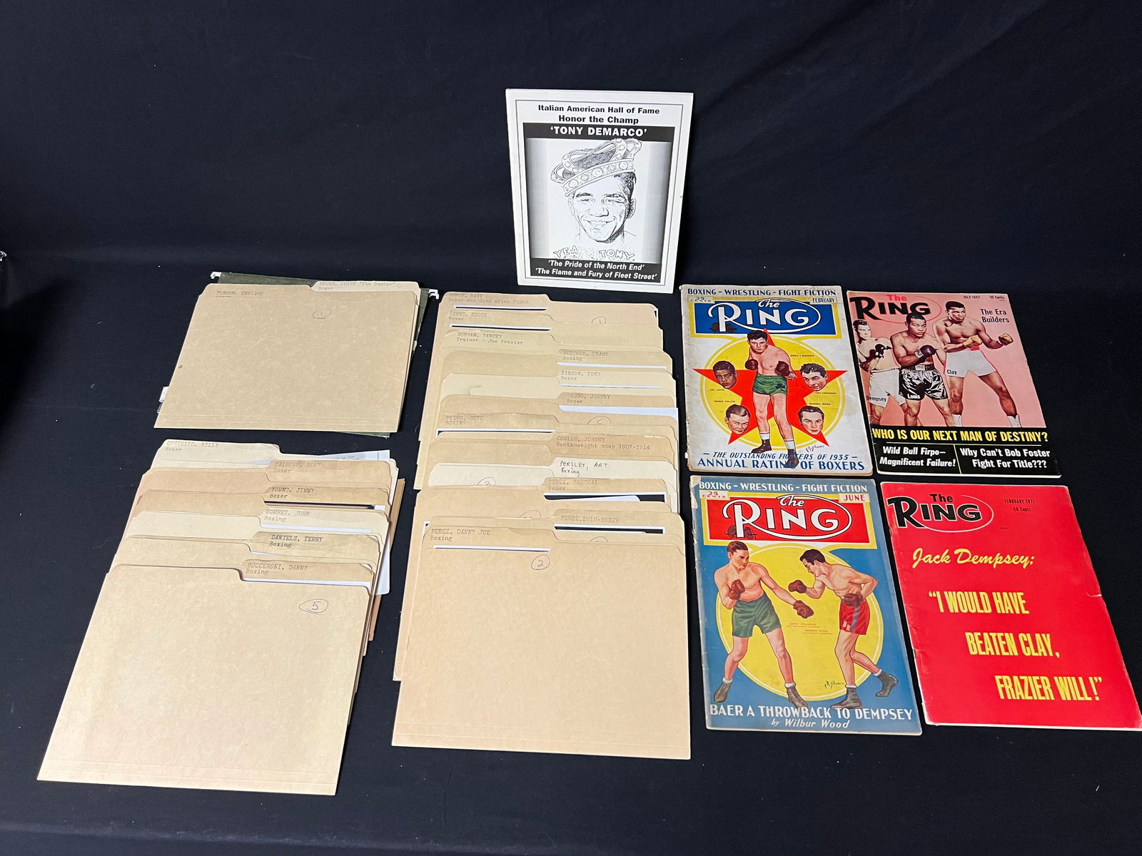 Vtg Boxing Press Photos,Prints & Magazines - 1930s - 1971 The Ring Boxing Magazines, Photos & Prints (1 of 16)